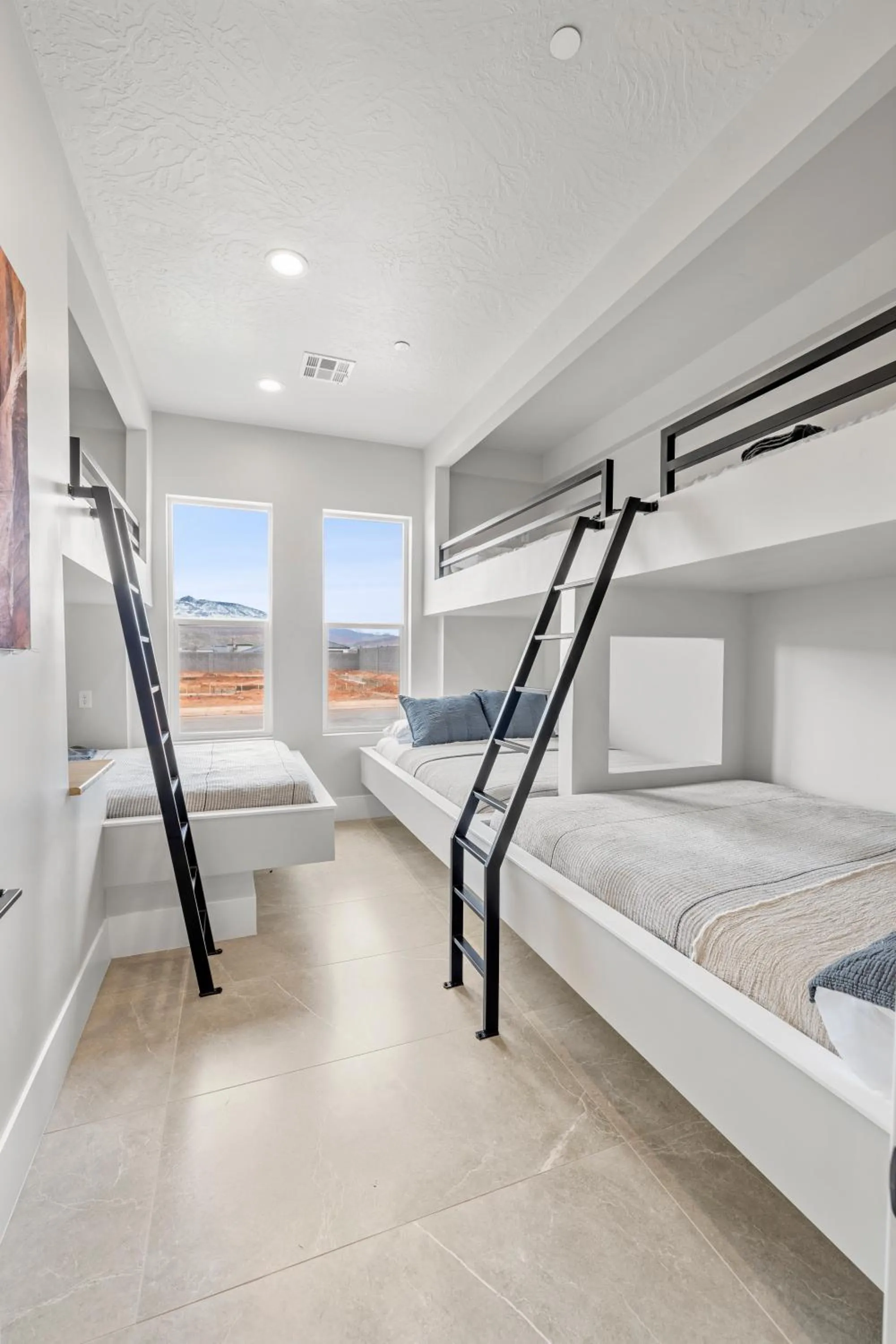 Bed in Modern Desert Oasis Lux Home w Pool and Spa