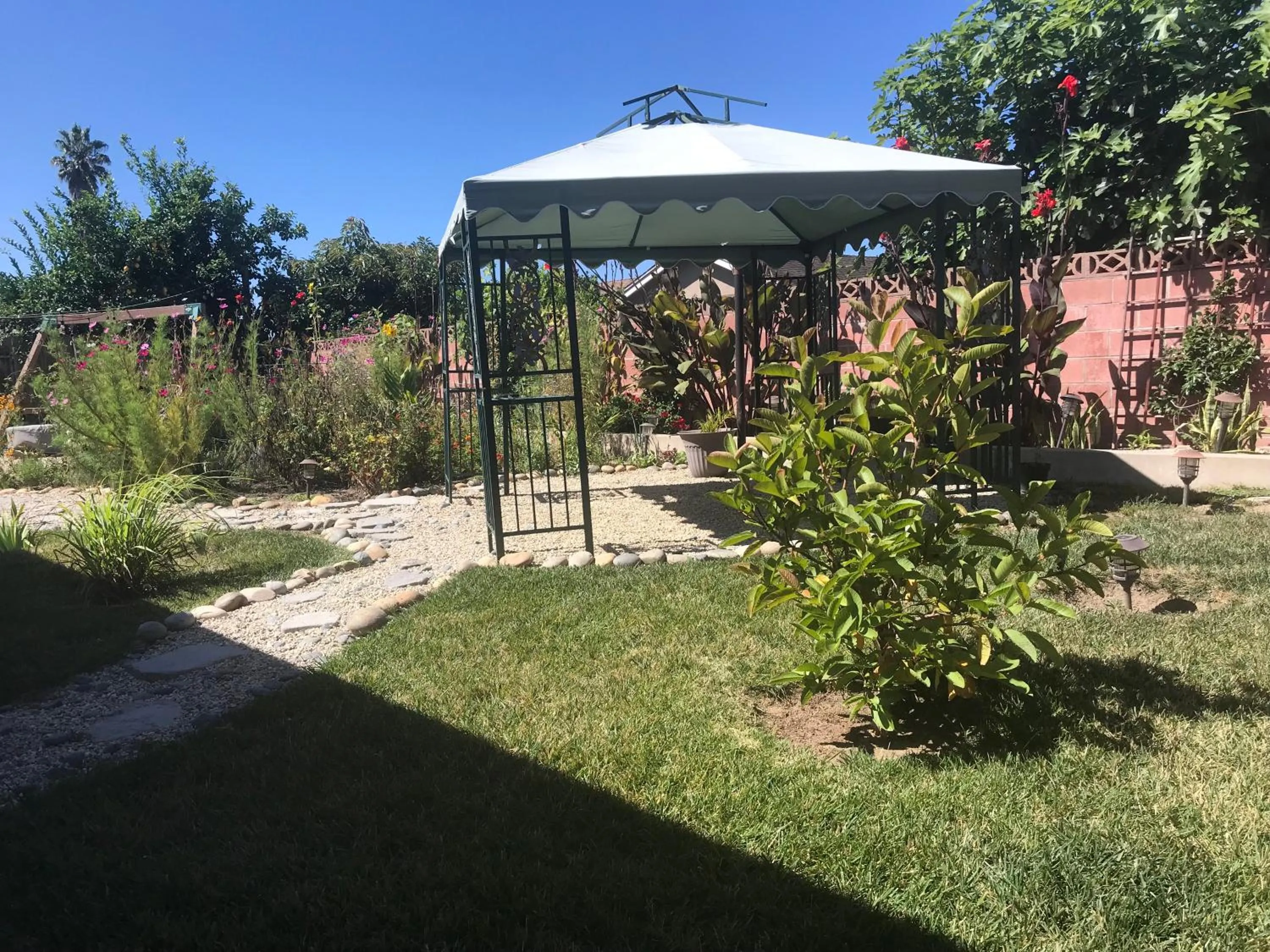 Garden view in Romantic Coastal Private Room