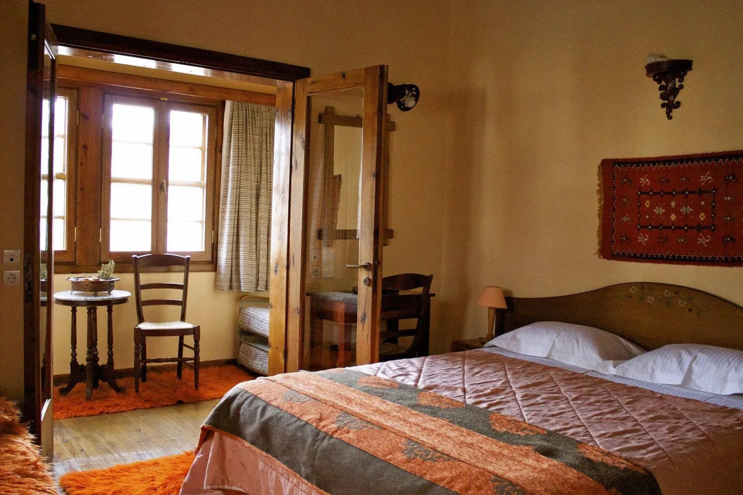 Bed in Hotel Galaxias