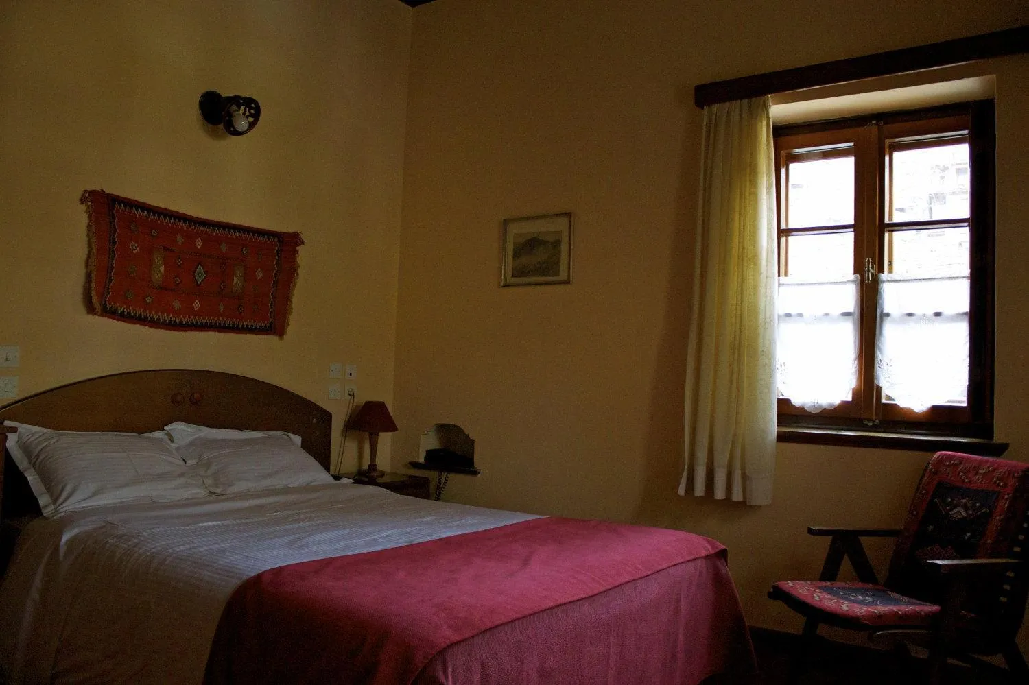 Bed in Hotel Galaxias