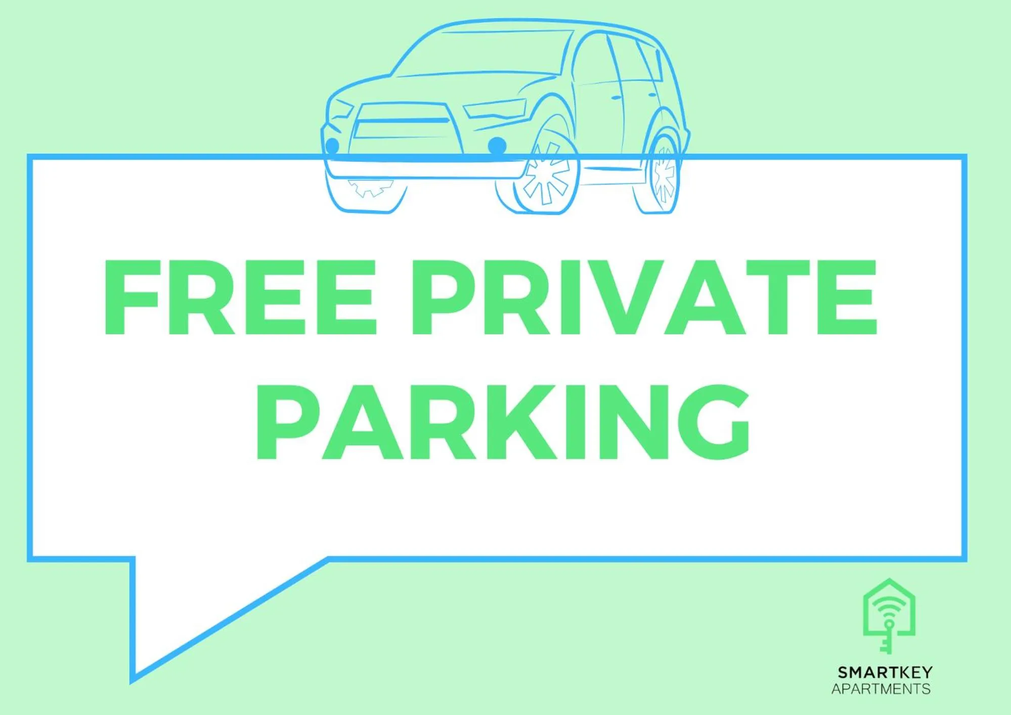 Logo/Certificate/Sign in Modern 1 bedroom flat with free parking