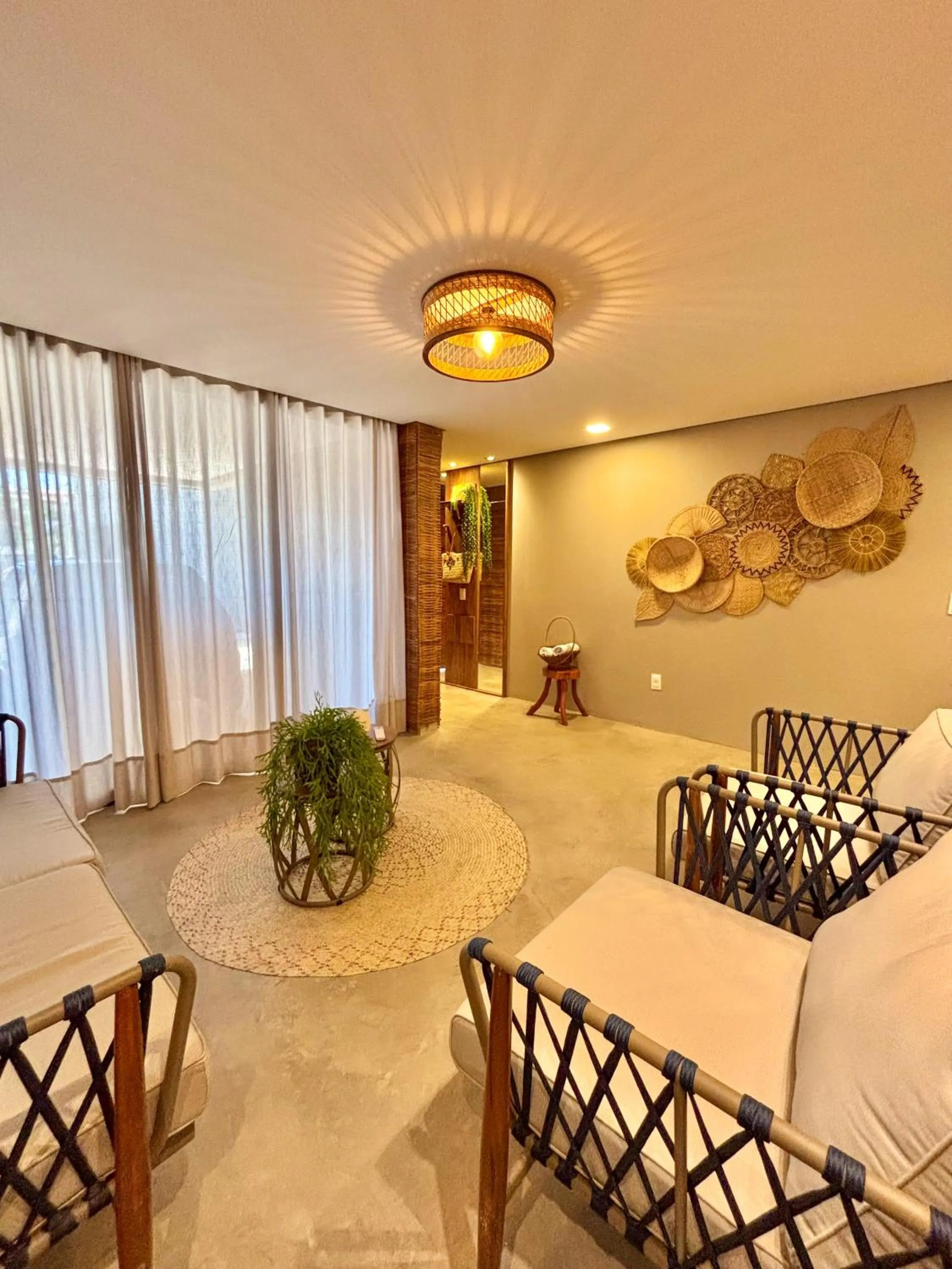 Living room in Temporada Areia e Mar Triplex com piscina privativa e área gourmet a 250m da Praia do Patacho