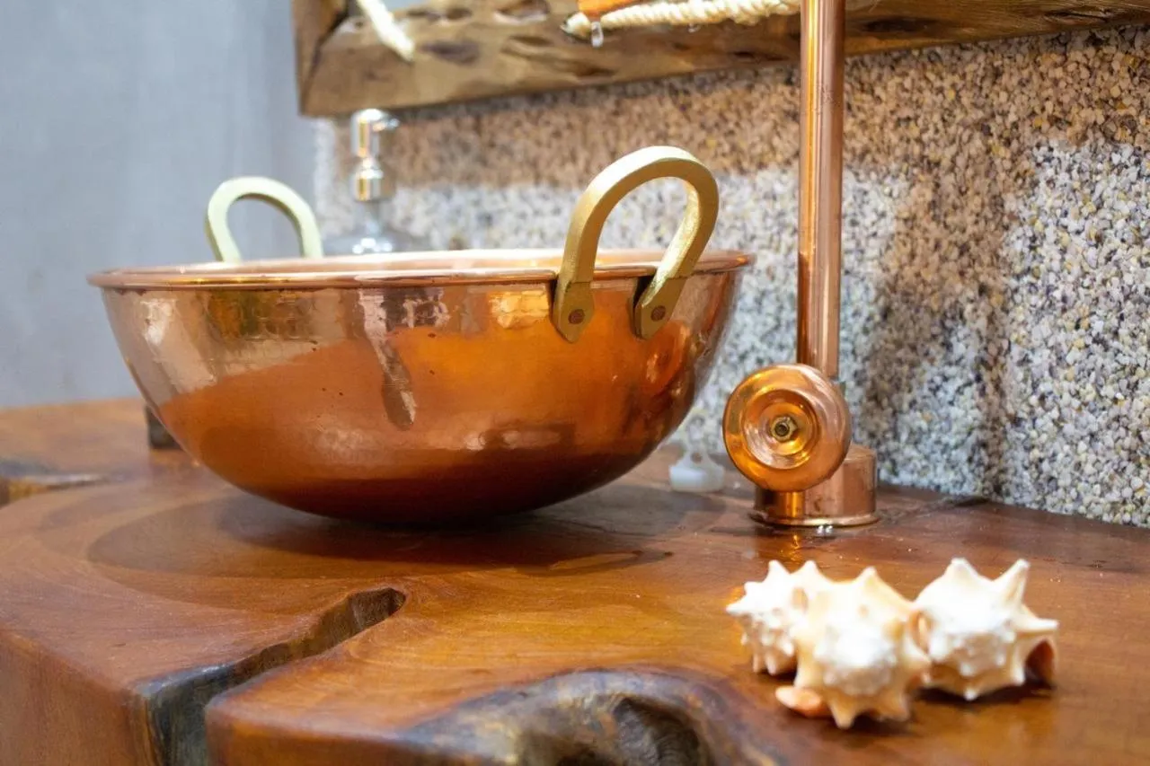 Decorative detail in Temporada Areia e Mar Triplex com piscina privativa e área gourmet a 250m da Praia do Patacho