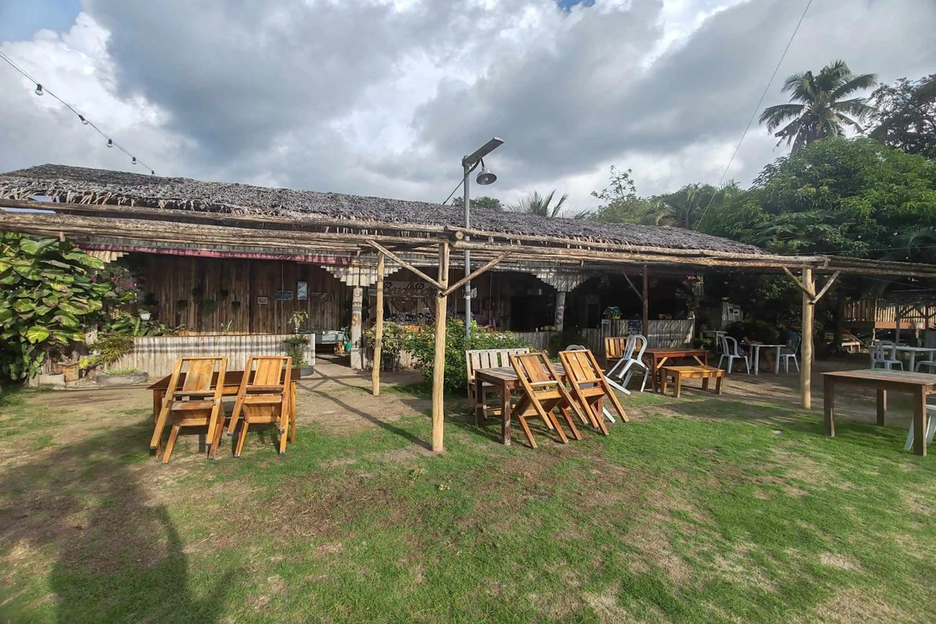 Patio in Summer Homes Beach Front Resort and Cottages Port Barton
