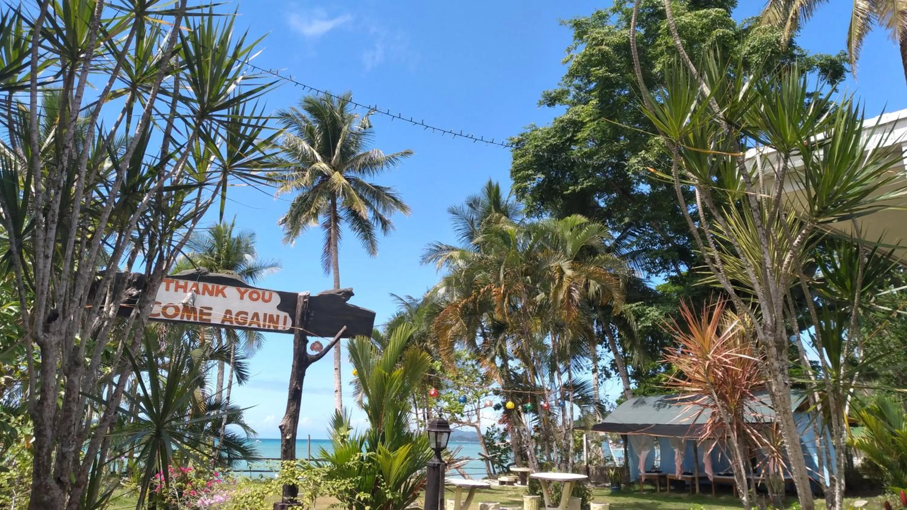 Garden view in Summer Homes Beach Front Resort and Cottages Port Barton