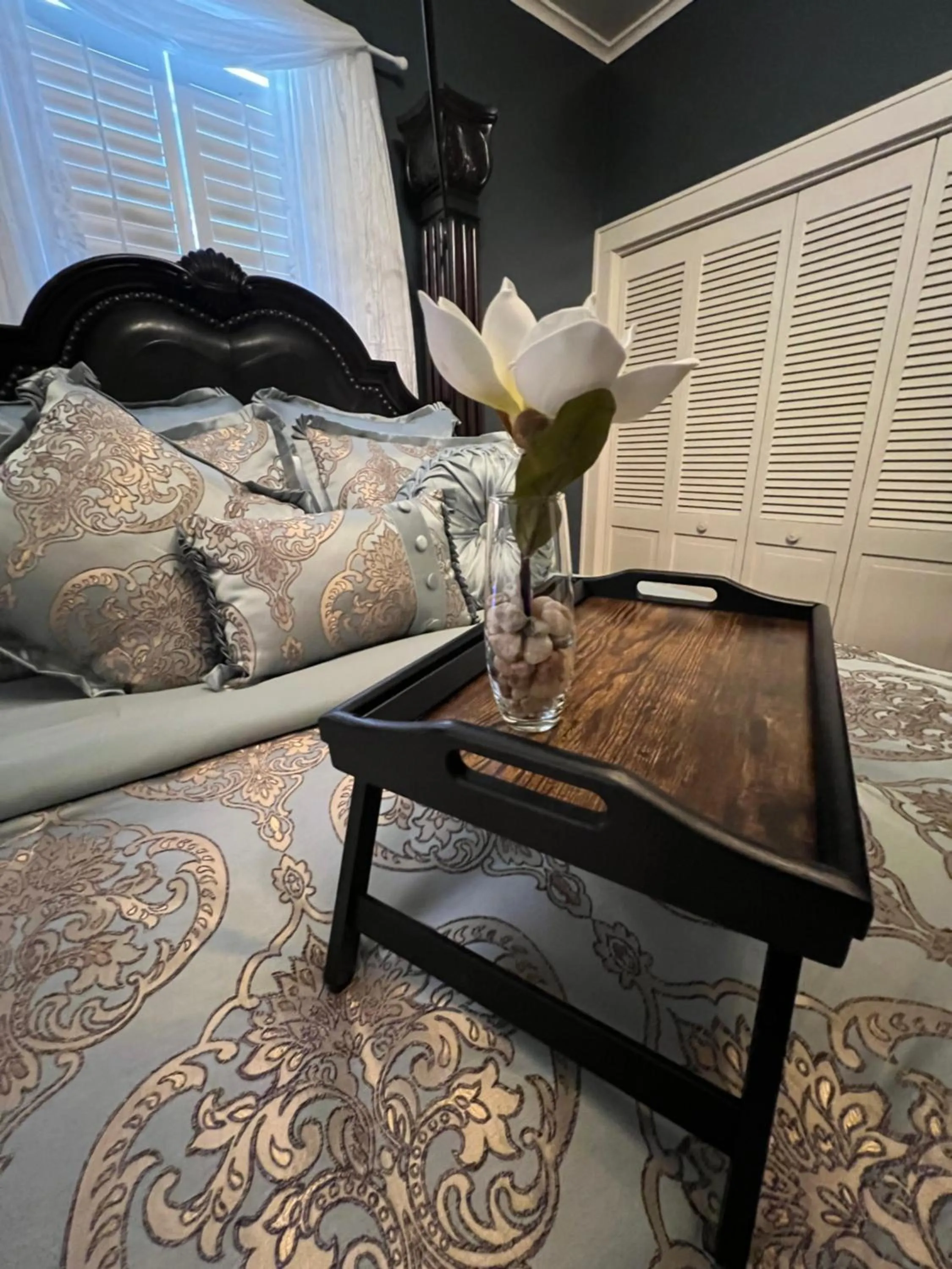 Bed in Opus House Historic Natchitoches