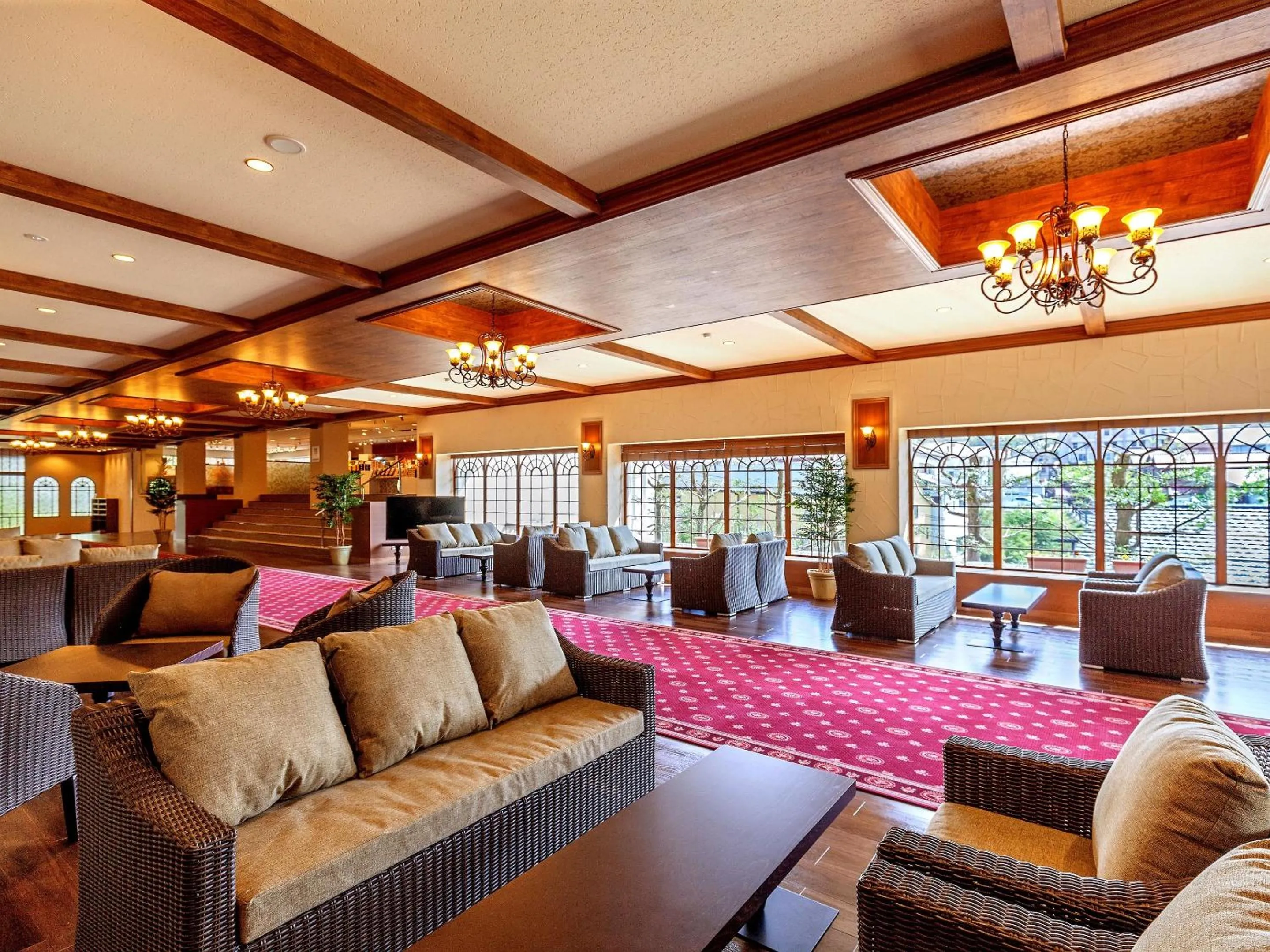 Lobby or reception in Ooedo Onsen Monogatari Unzen Toyokan