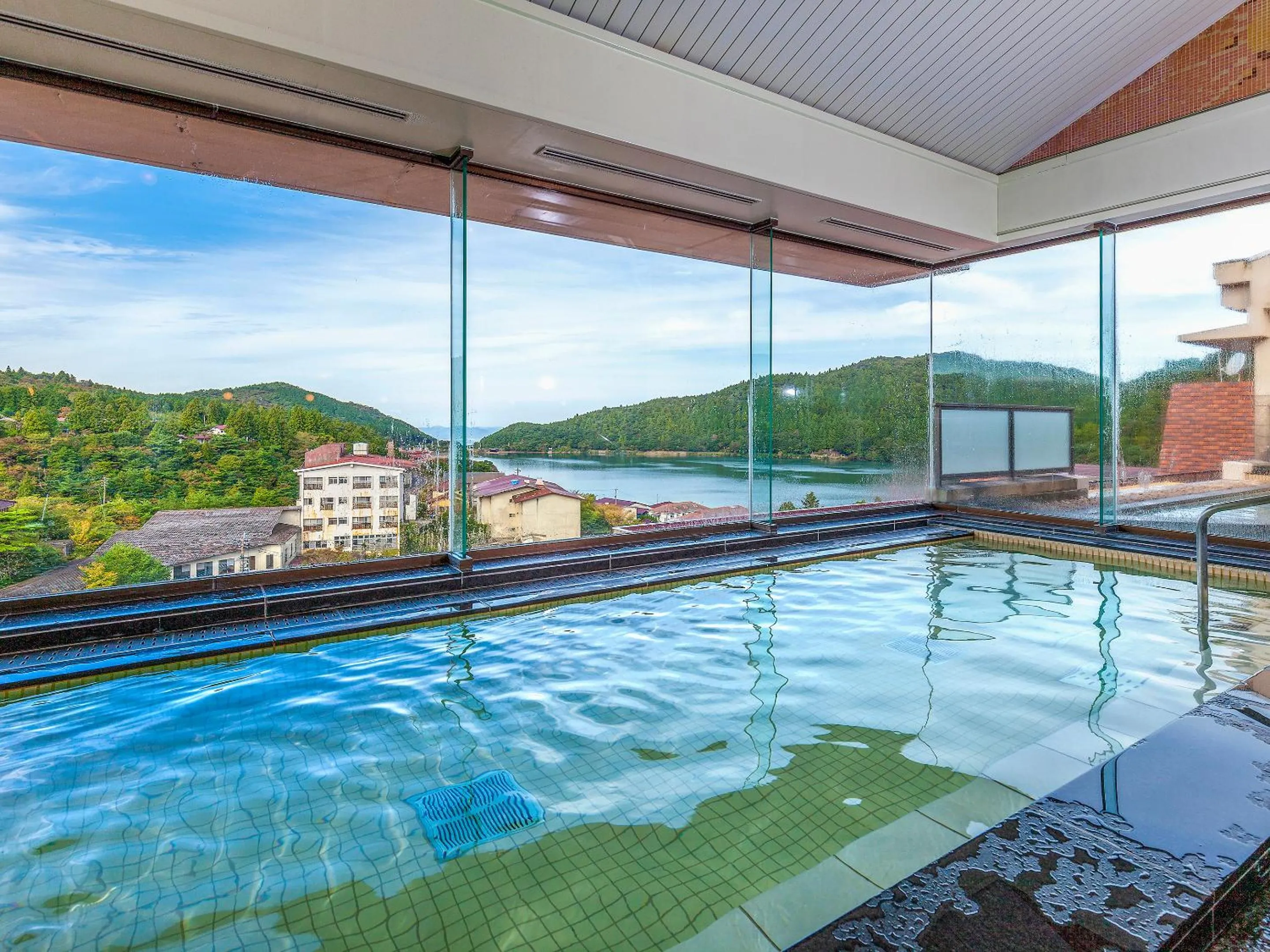 Hot Spring Bath in Ooedo Onsen Monogatari Unzen Toyokan
