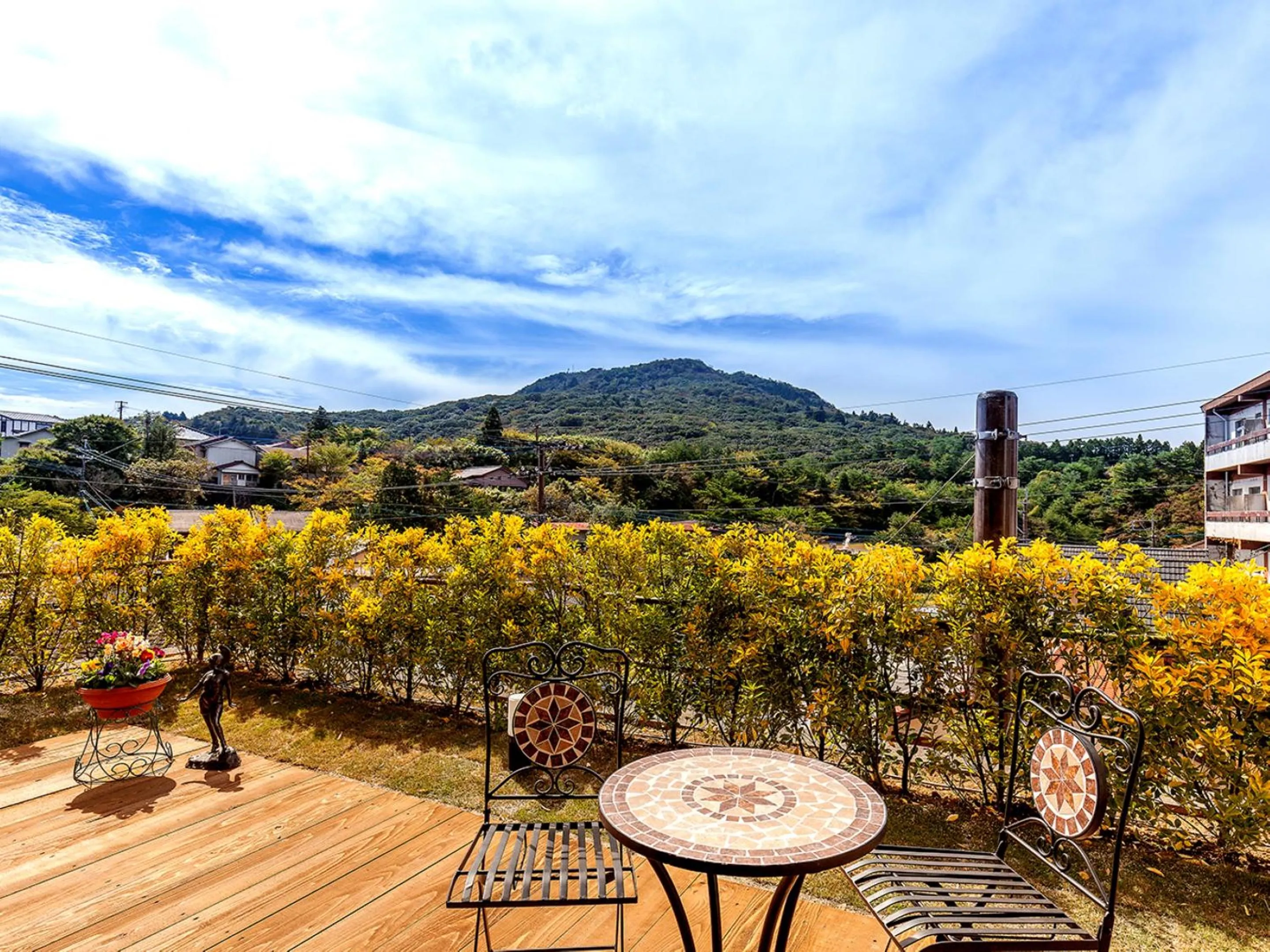Balcony/Terrace in Ooedo Onsen Monogatari Unzen Toyokan