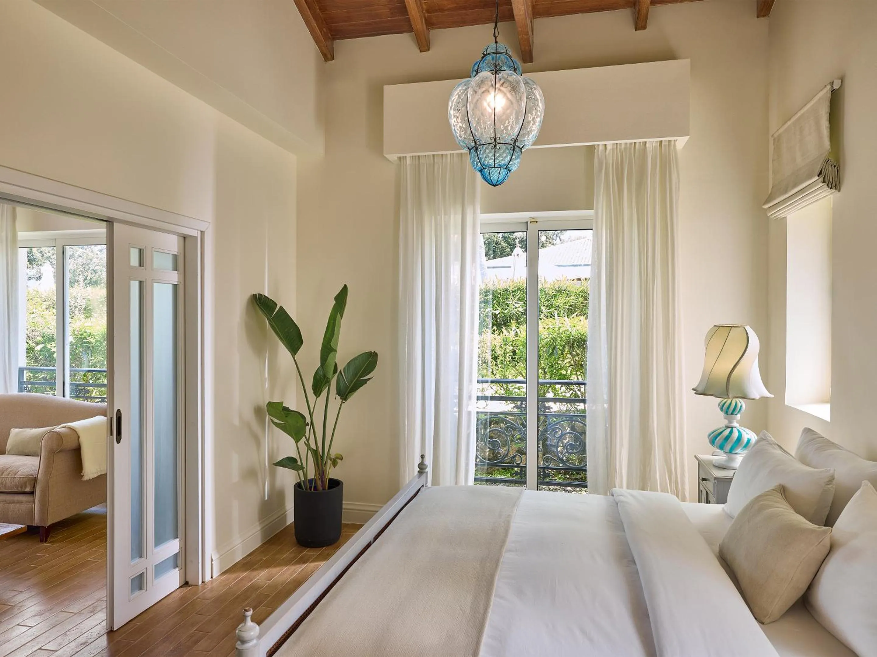 Bed in Grecotel Eva Palace