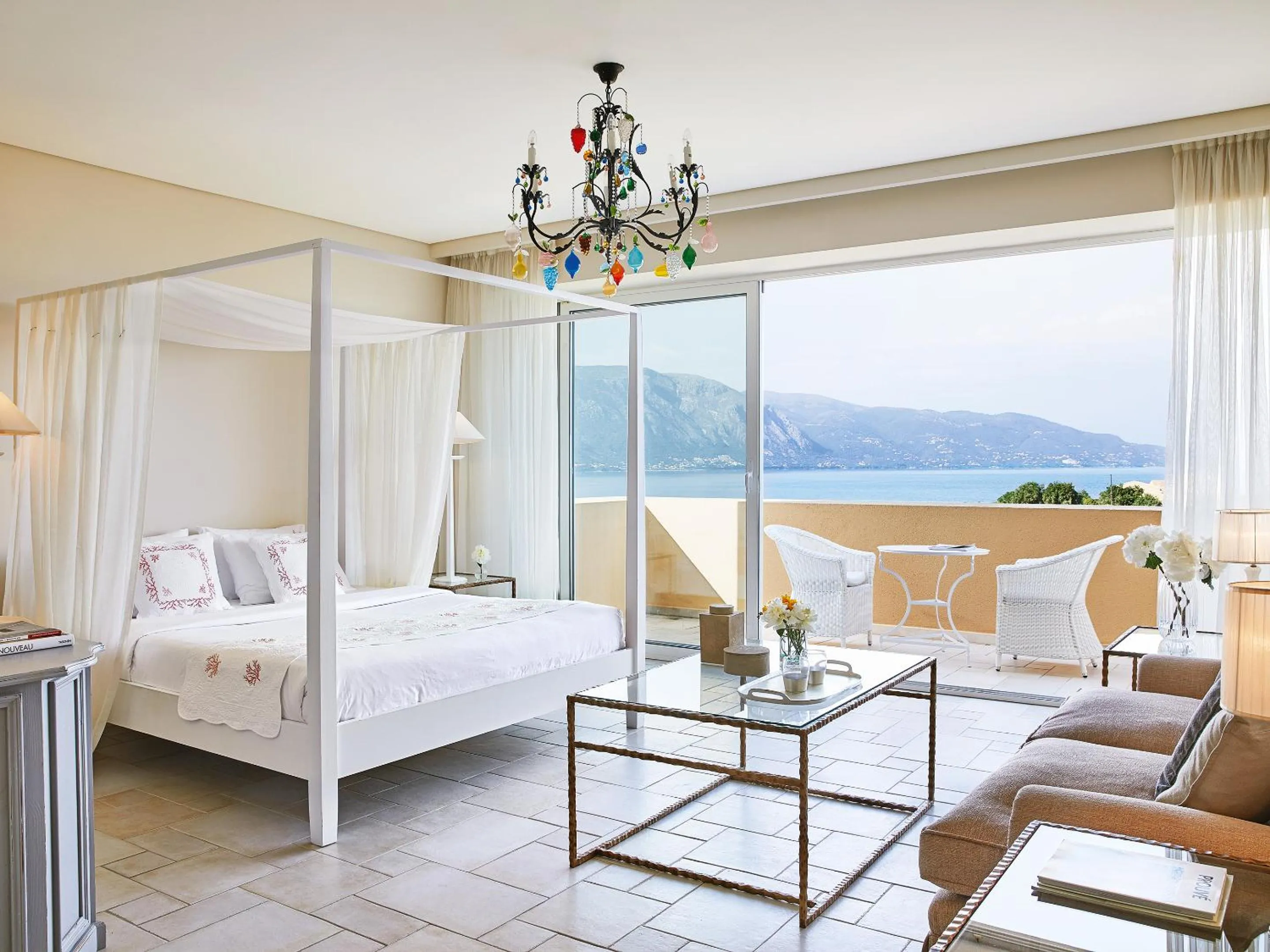 Bed in Grecotel Eva Palace