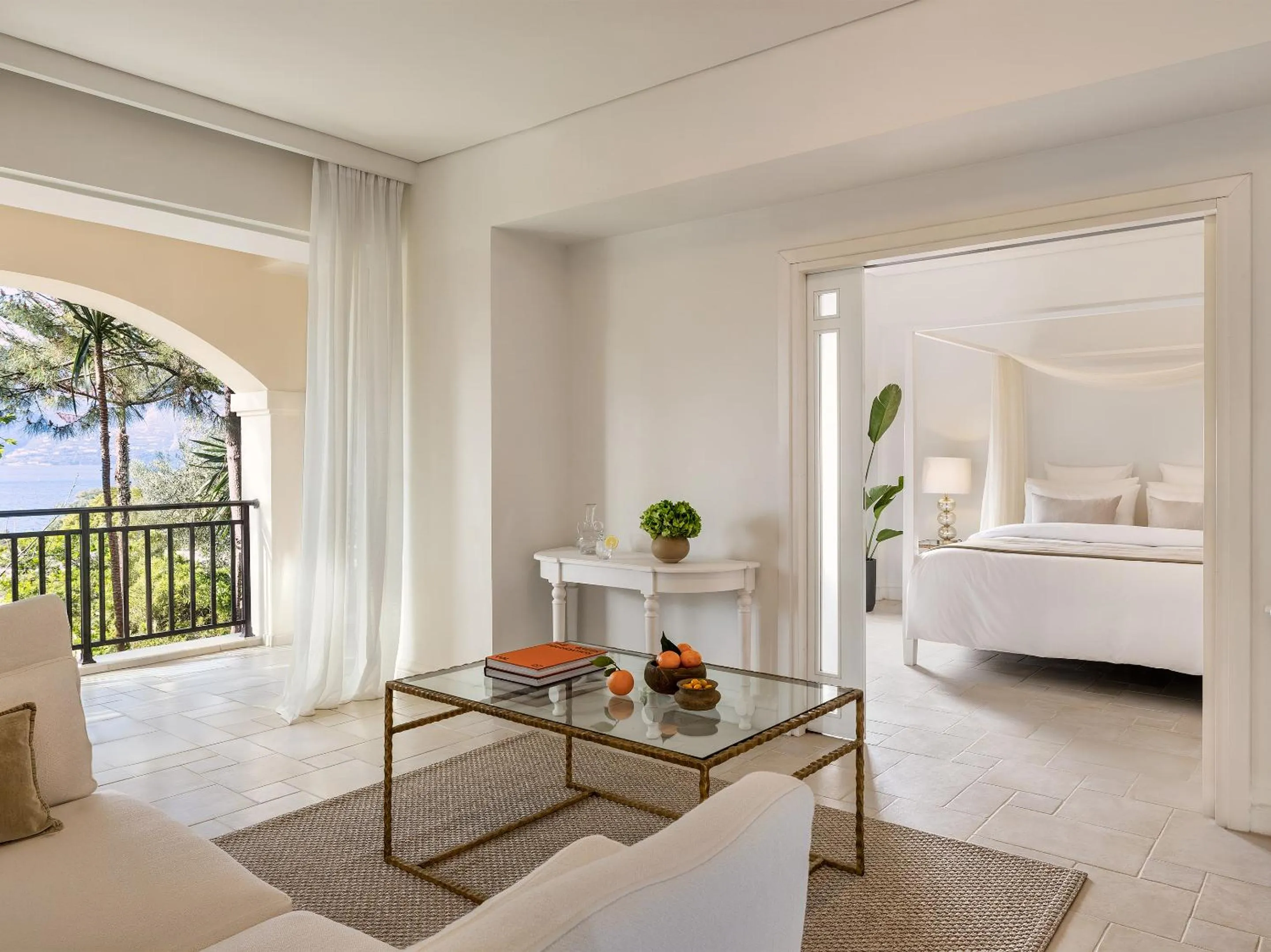 Bed in Grecotel Eva Palace