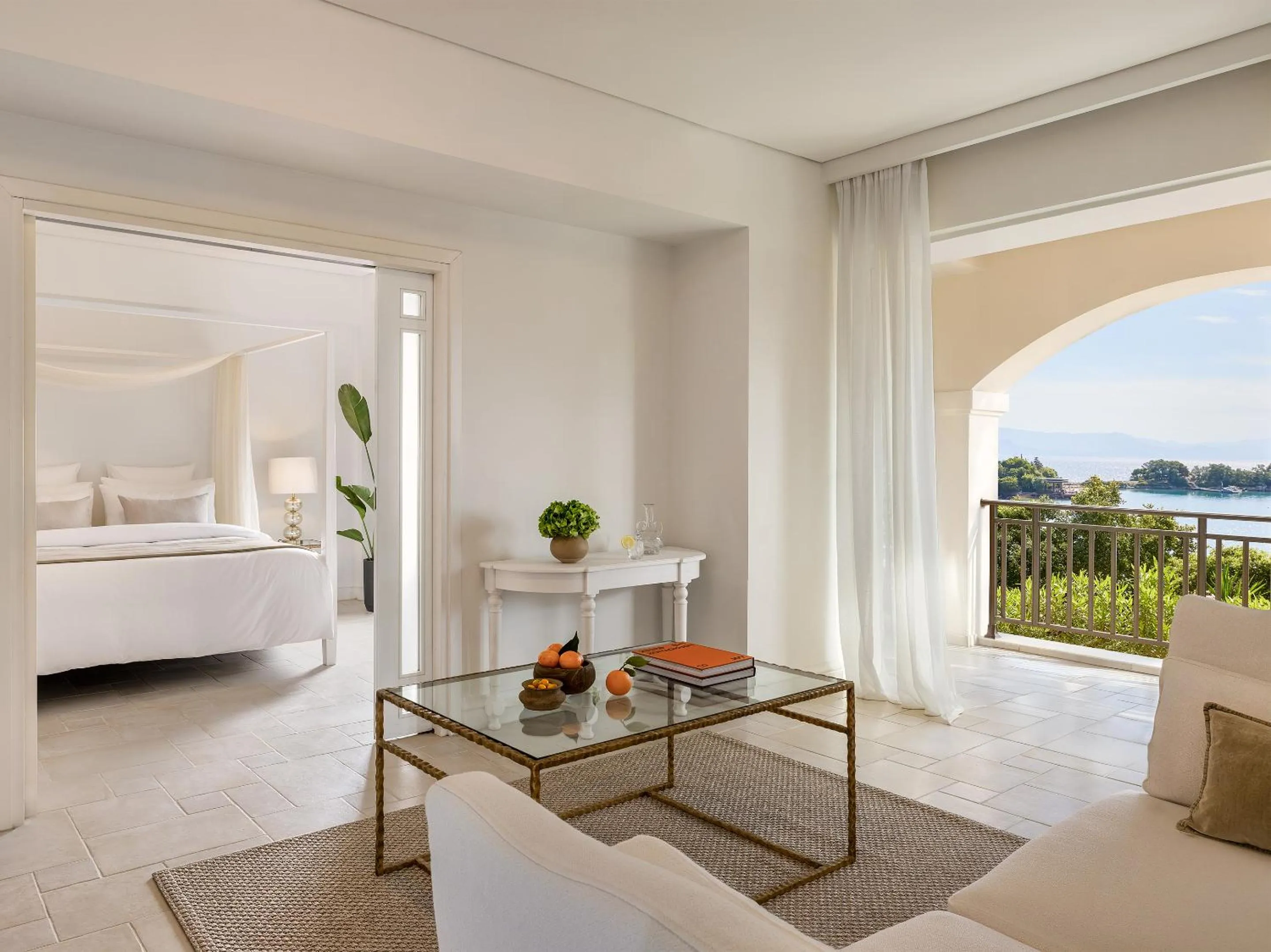 Bed in Grecotel Eva Palace