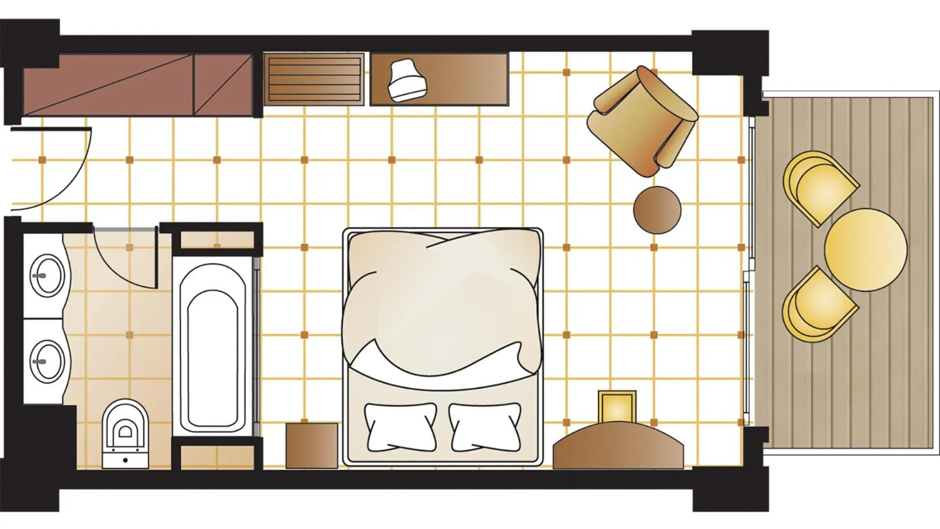 Floor plan in Grecotel Eva Palace