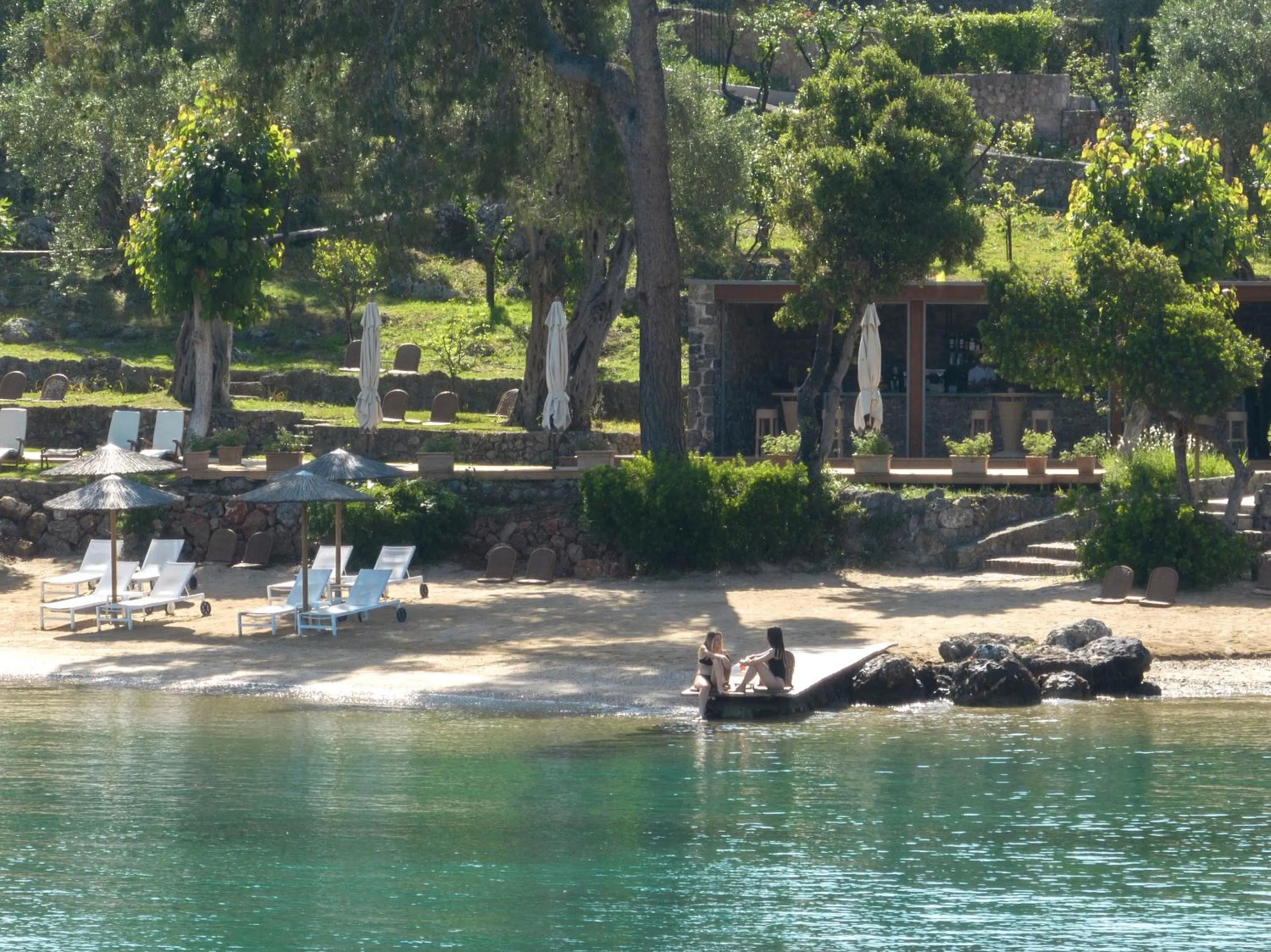 Beach in Grecotel Eva Palace