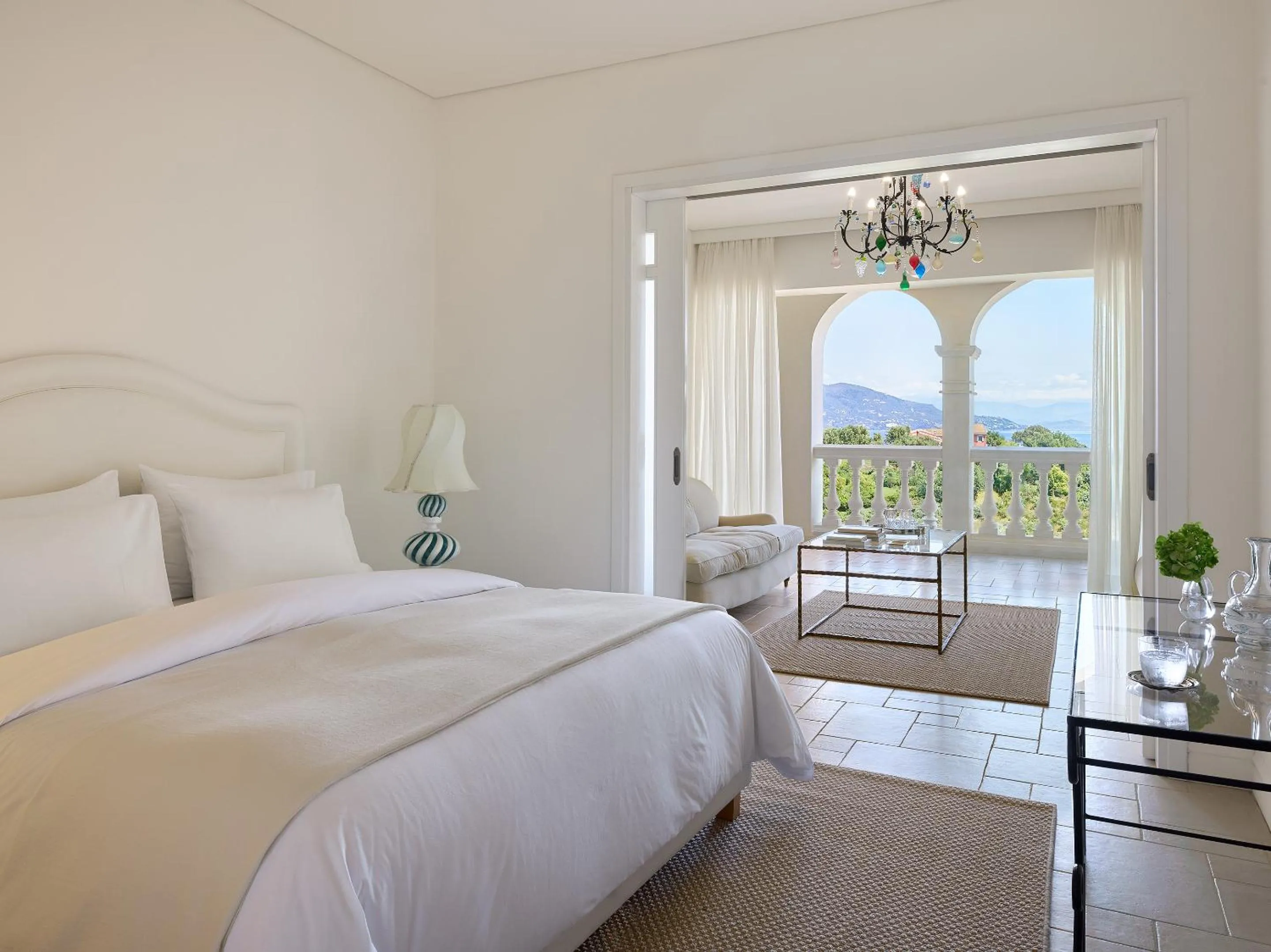 Bed in Grecotel Eva Palace