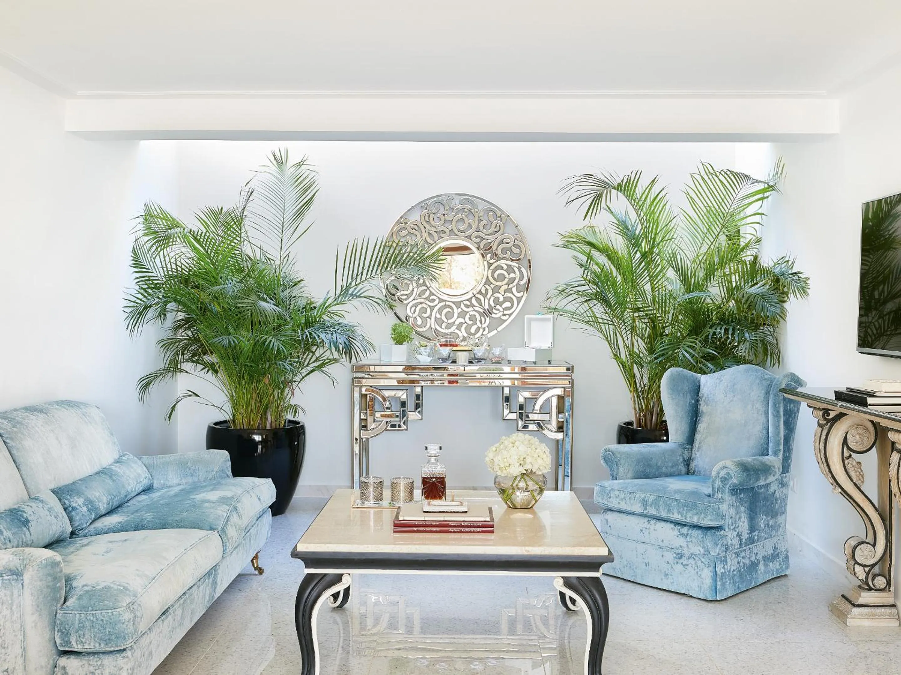 Living room in Corfu Imperial, A Grecotel Resort to Live