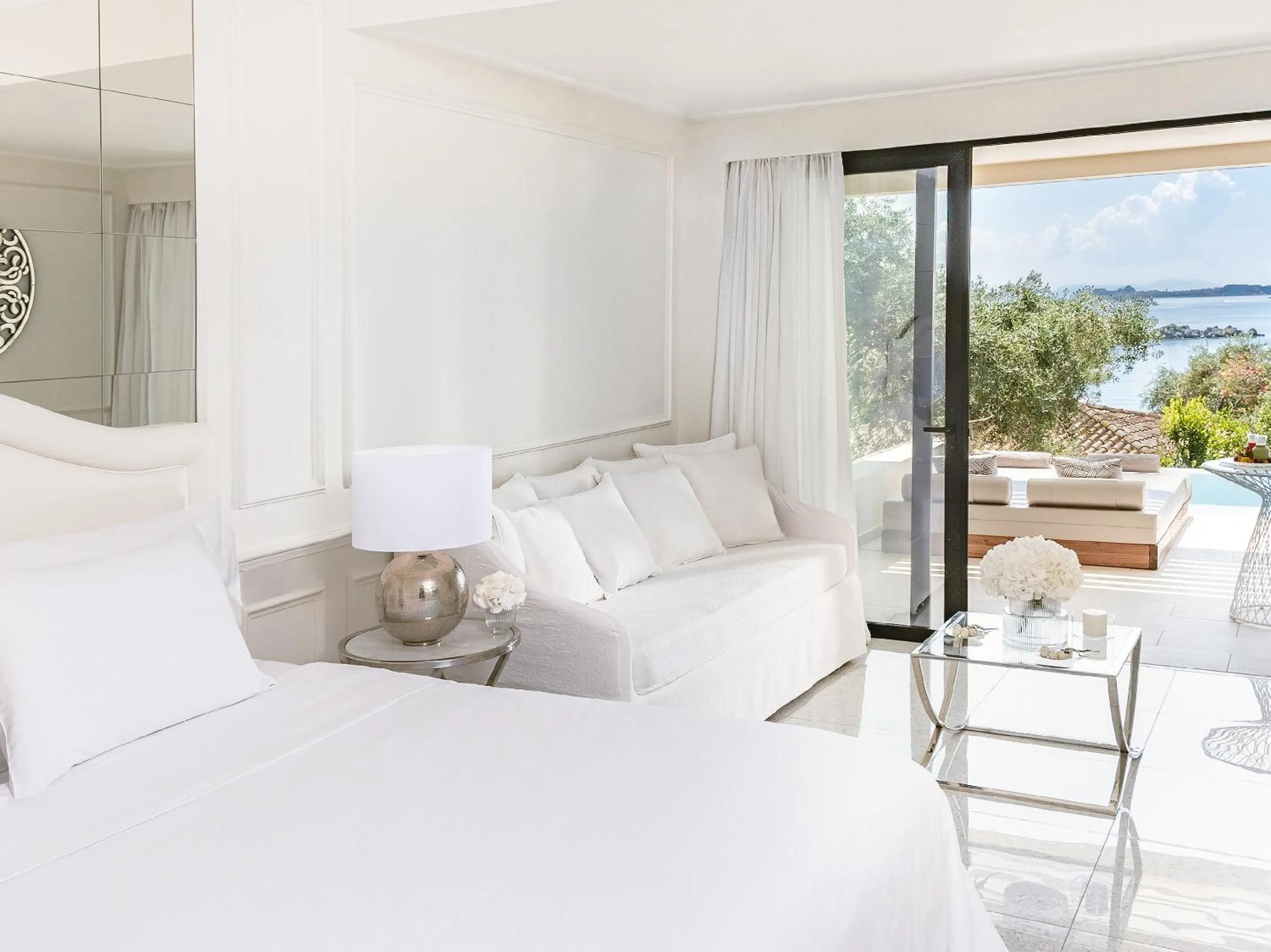 Photo of the whole room, Bed in Corfu Imperial, A Grecotel Resort to Live