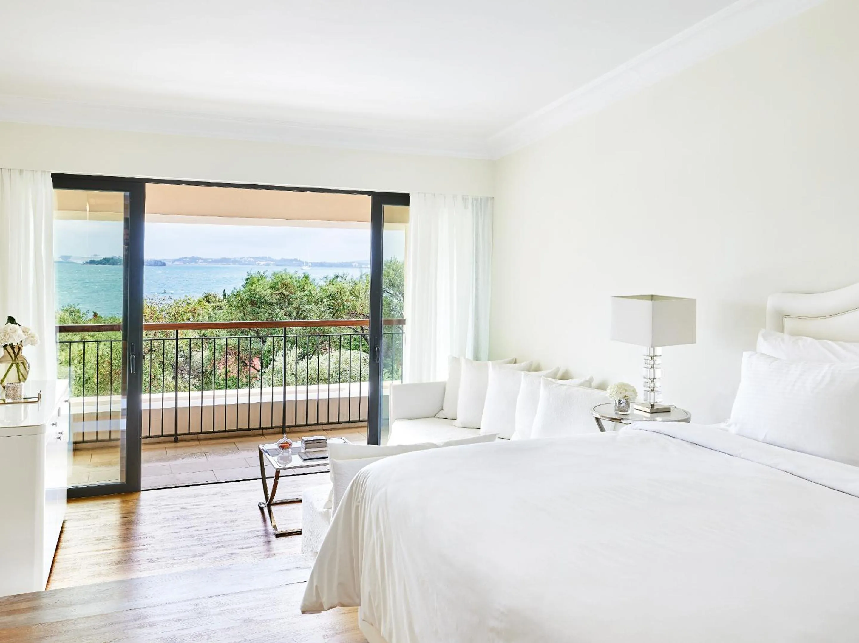 View (from property/room), Bed in Corfu Imperial, A Grecotel Resort to Live