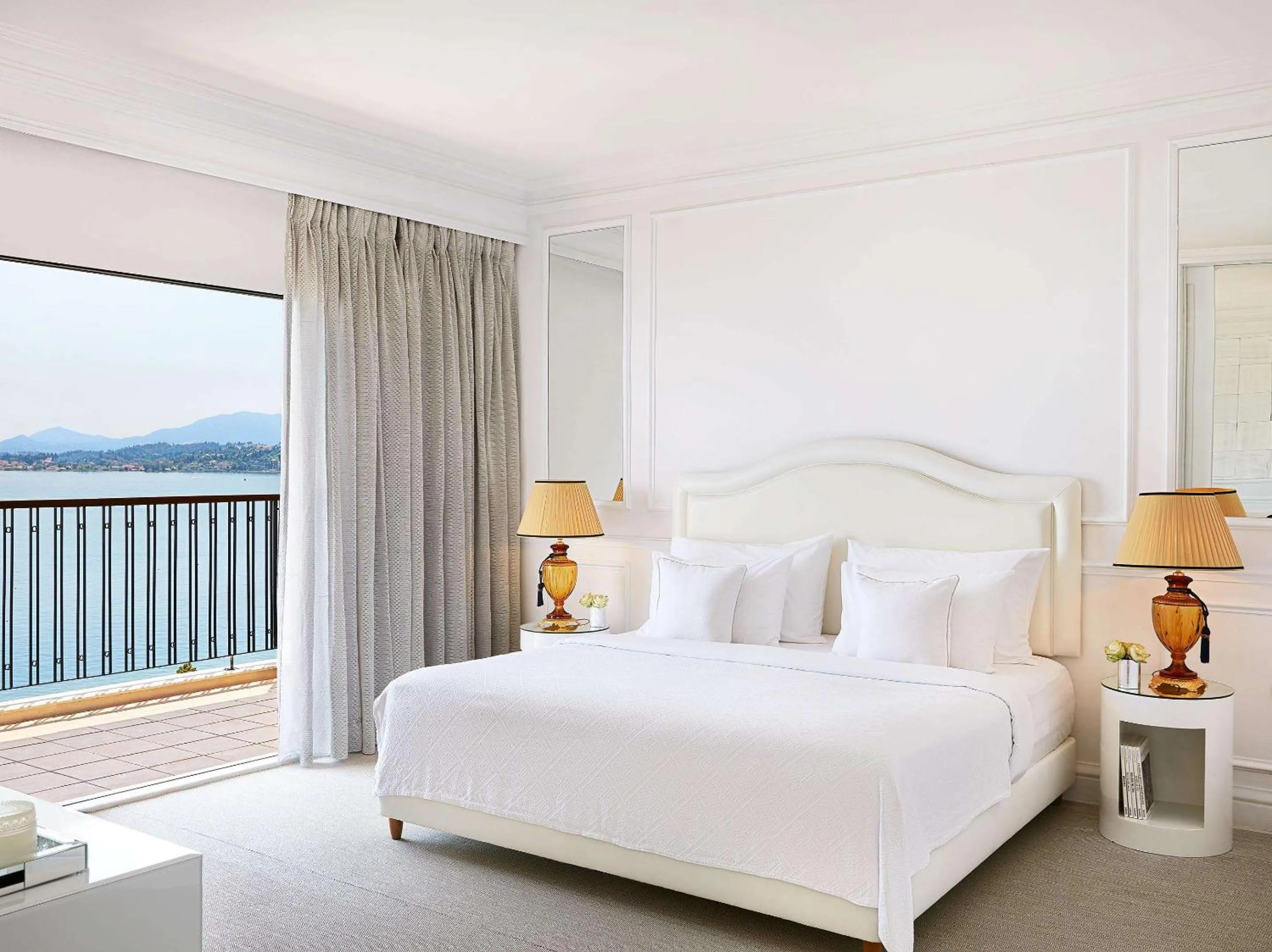 View (from property/room), Bed in Corfu Imperial, A Grecotel Resort to Live