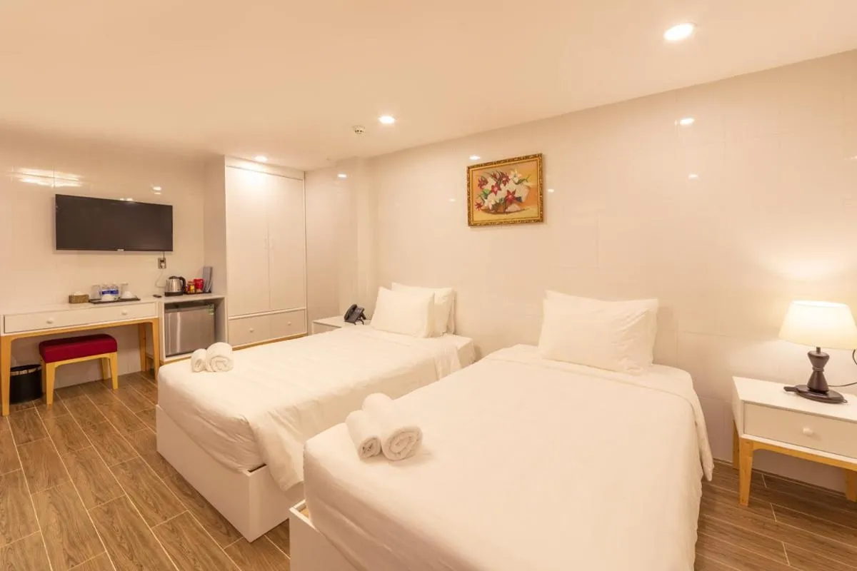 Bedroom, Bed in Omirita Resort Dalat