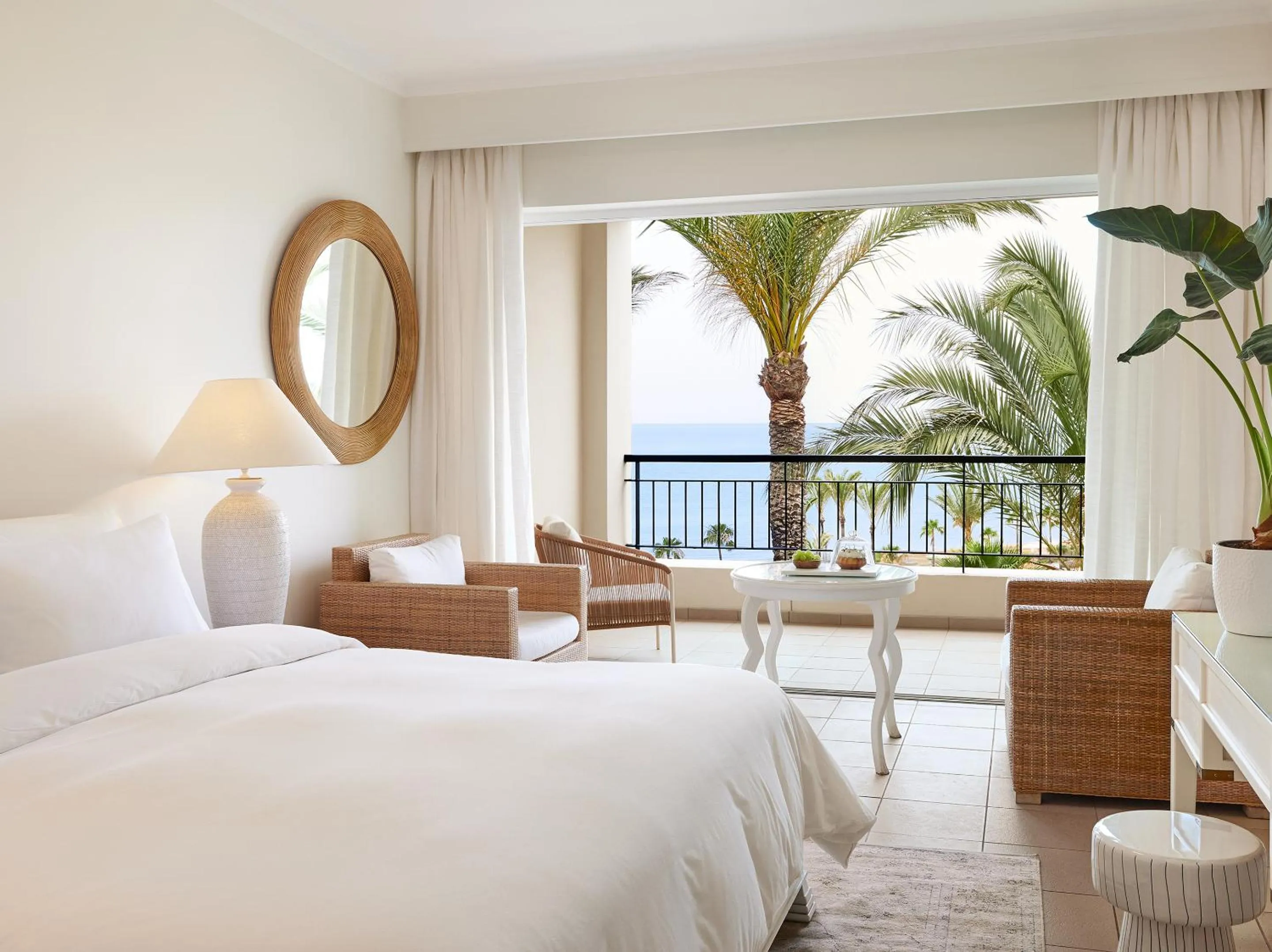 Bed in Grecotel La Riviera at Riviera Olympia & Aqua Park