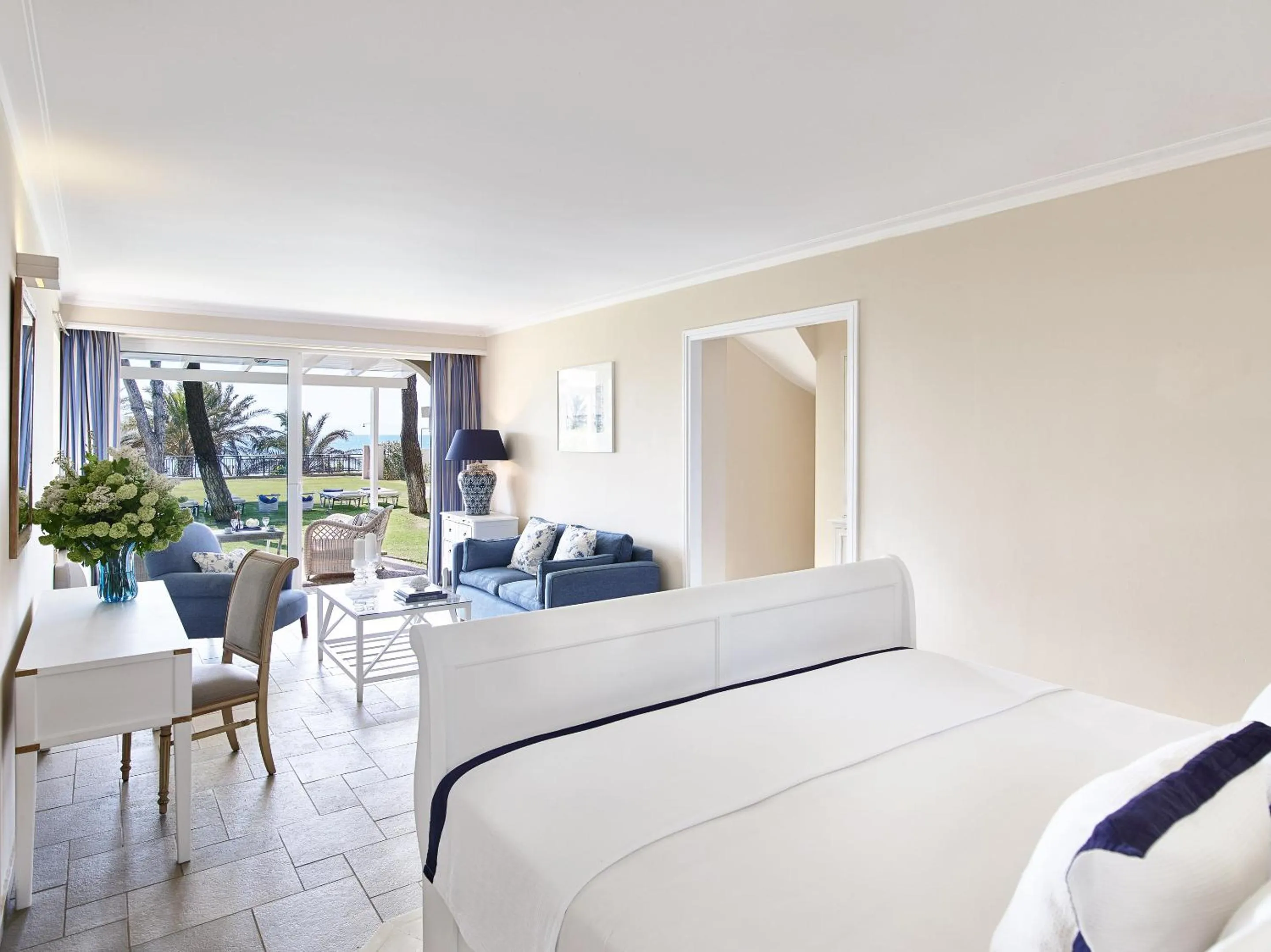 Bed in Grecotel La Riviera at Riviera Olympia & Aqua Park