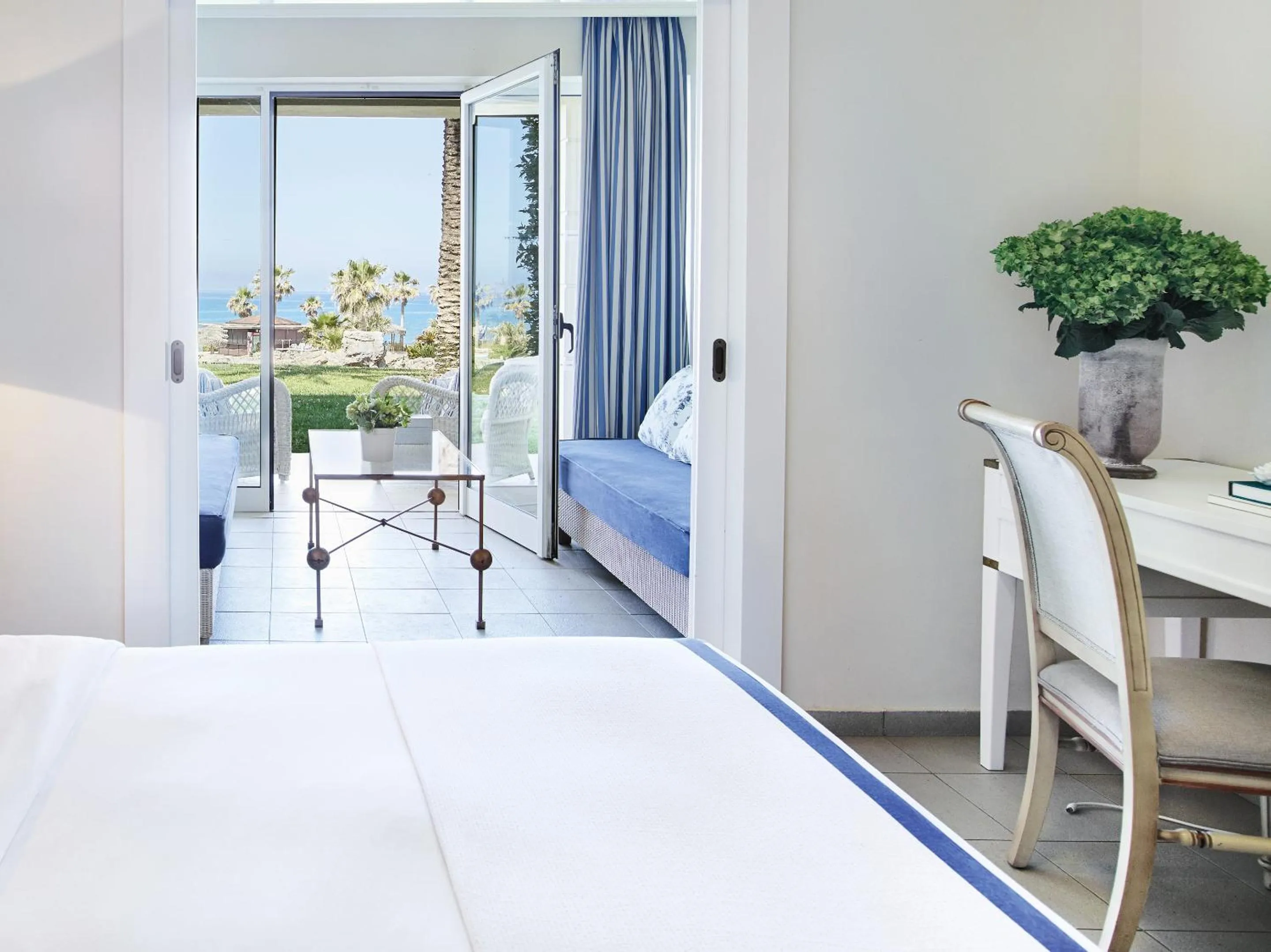 Bedroom, Bed in Grecotel La Riviera at Riviera Olympia & Aqua Park