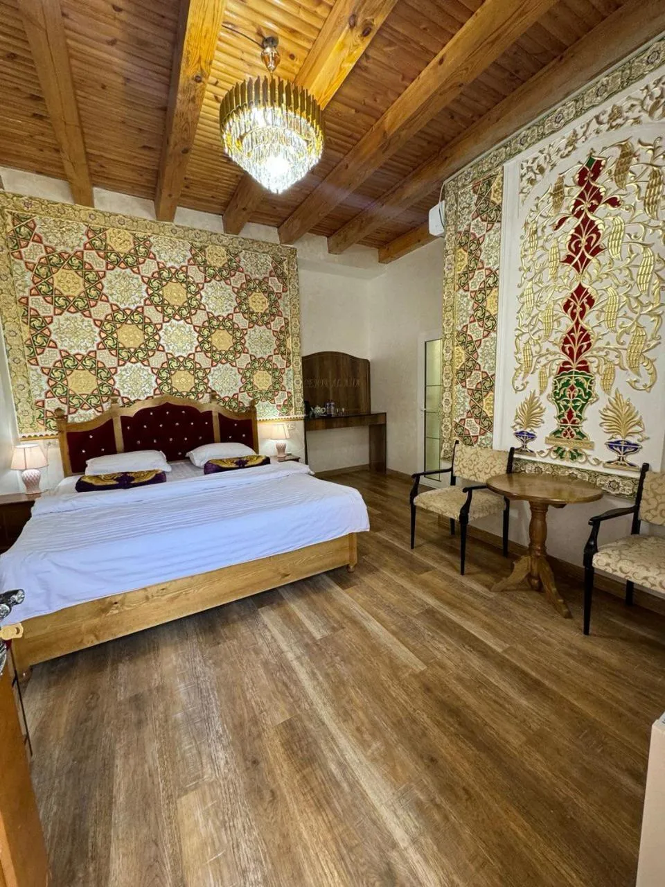Photo of the whole room, Bed in Central Asia Hotel