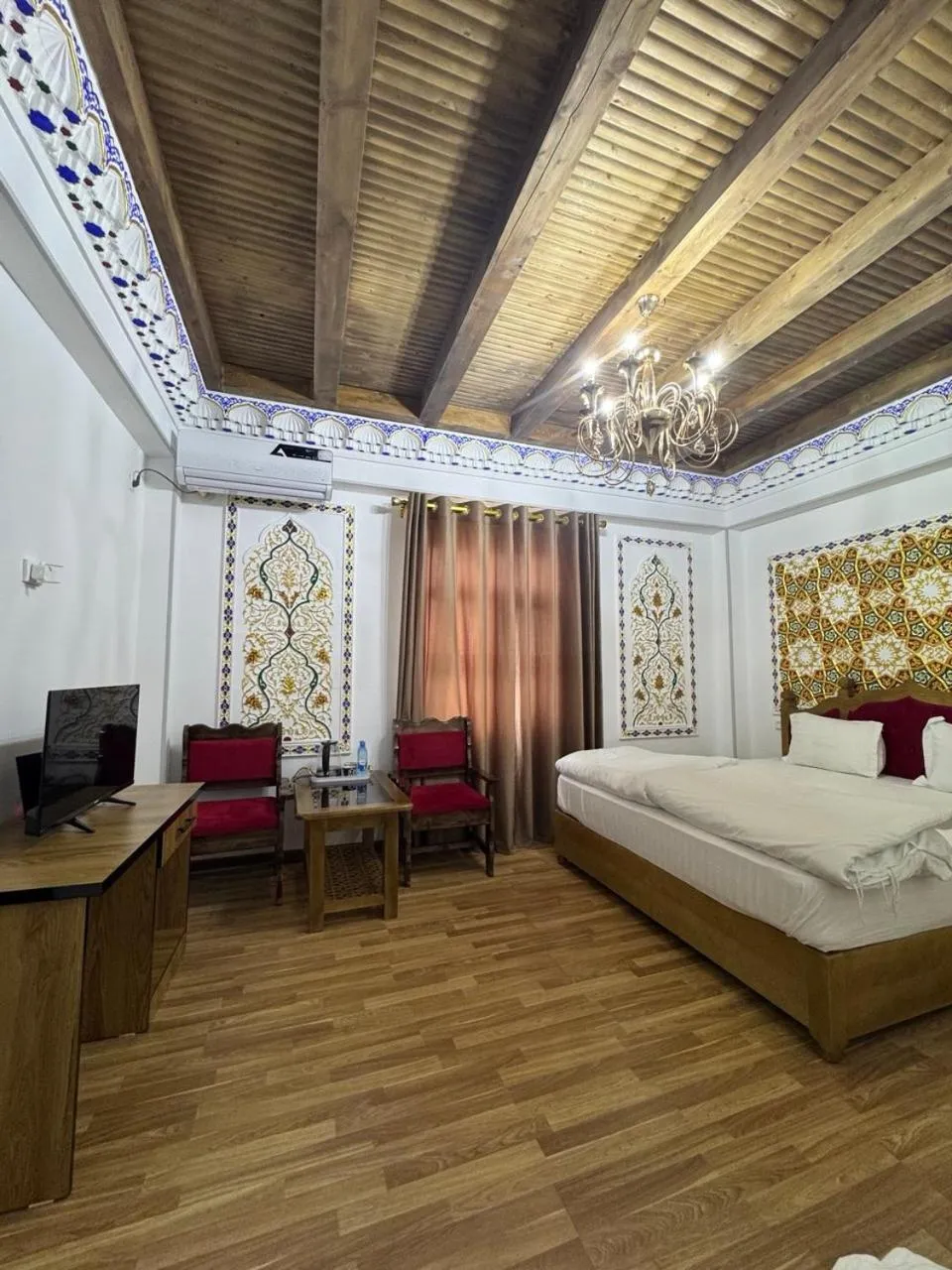 Photo of the whole room, Bed in Central Asia Hotel