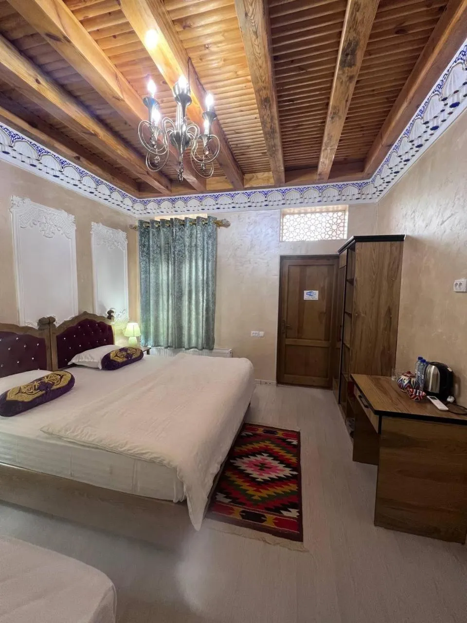 Photo of the whole room, Bed in Central Asia Hotel