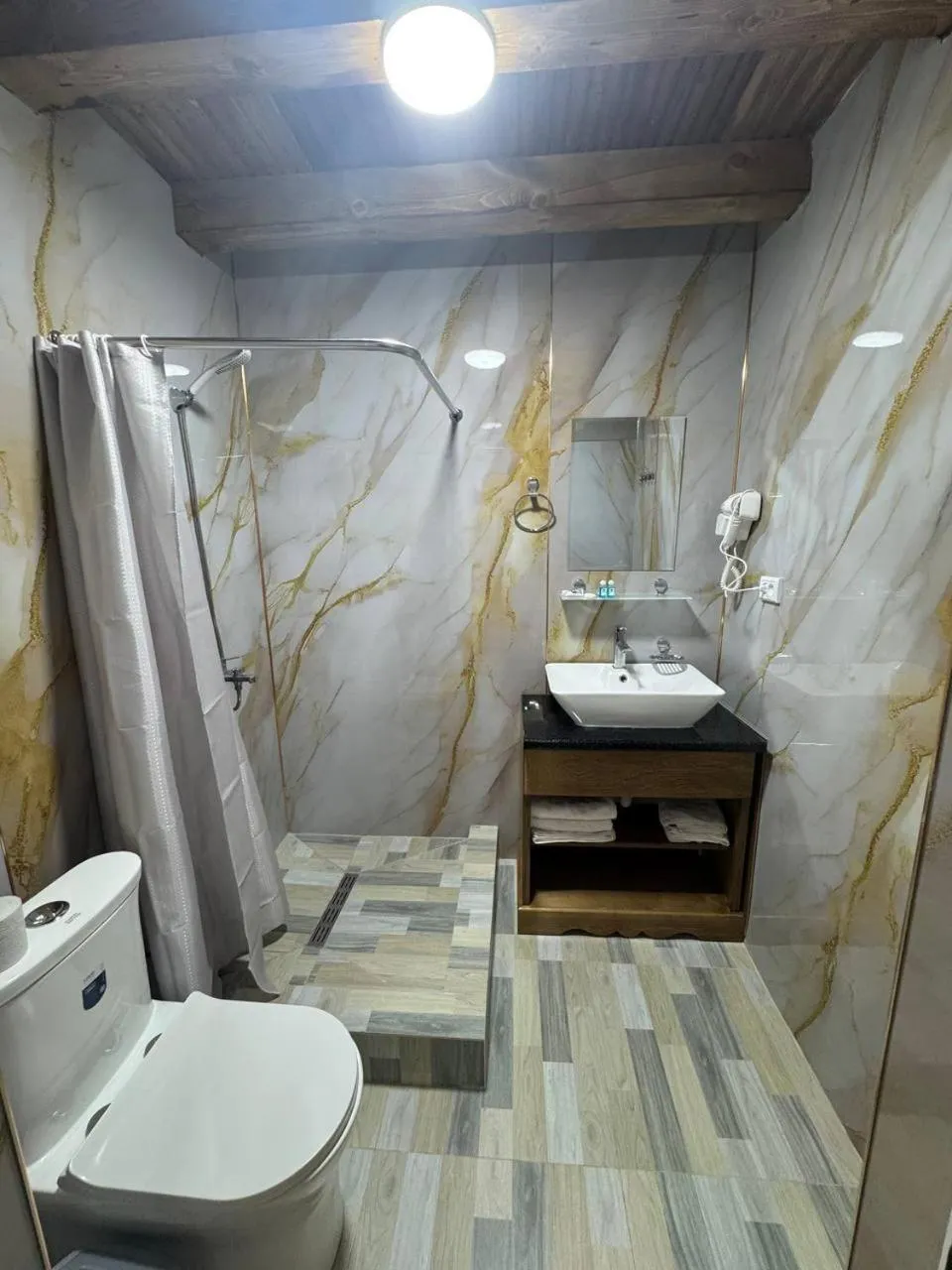 Bathroom in Central Asia Hotel