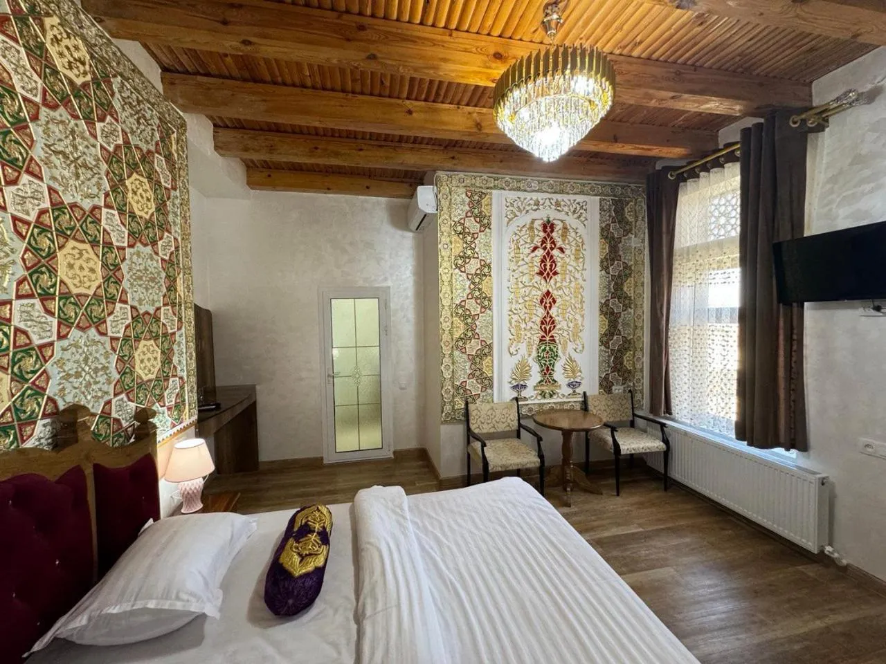 Photo of the whole room, Bed in Central Asia Hotel