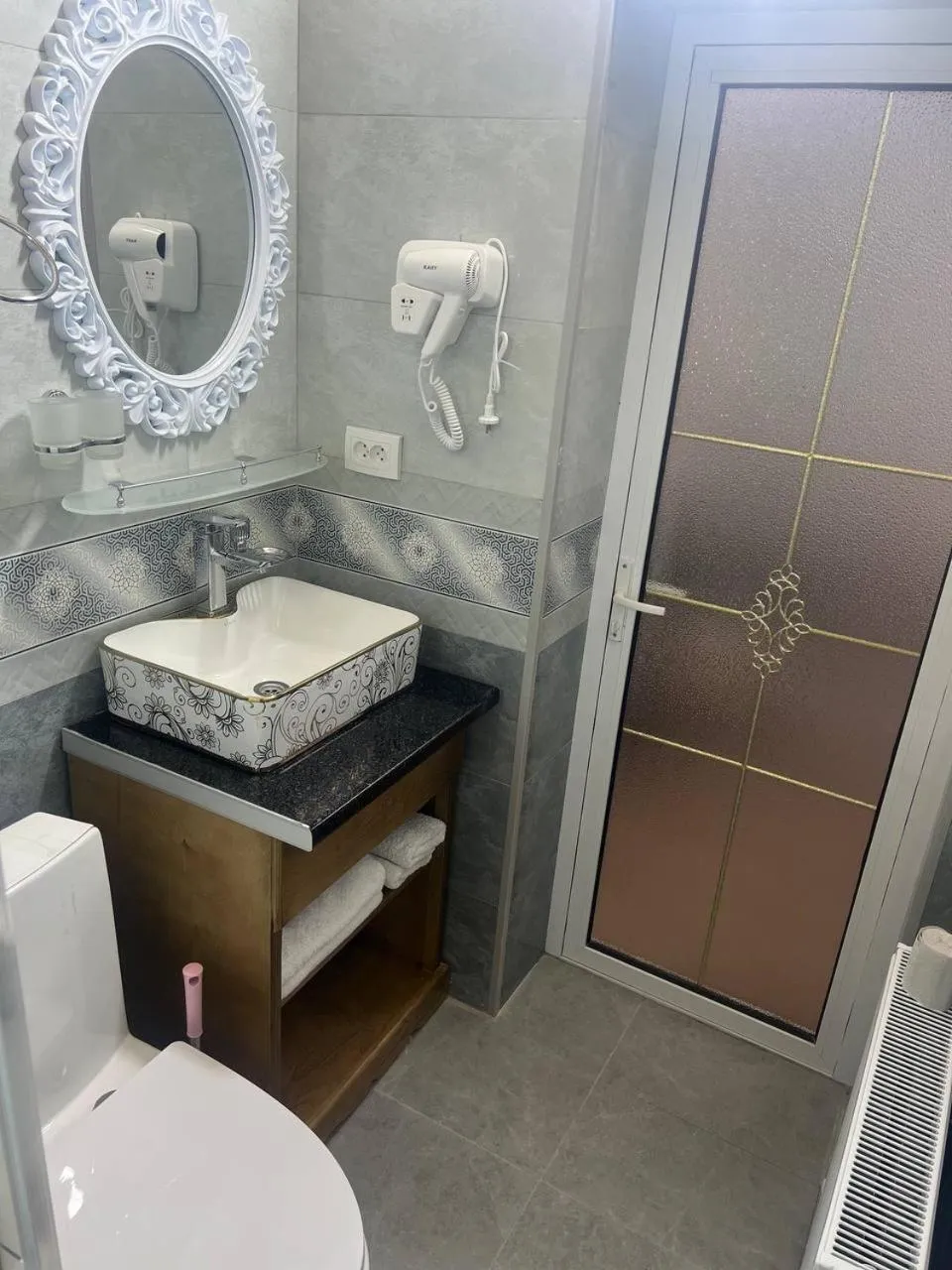 Shower in Central Asia Hotel