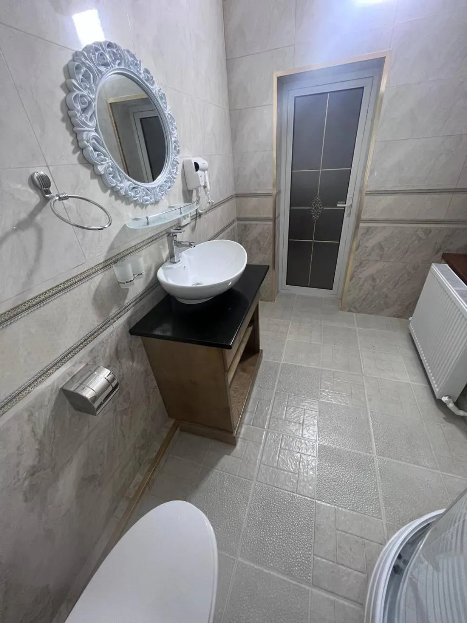 Shower in Central Asia Hotel