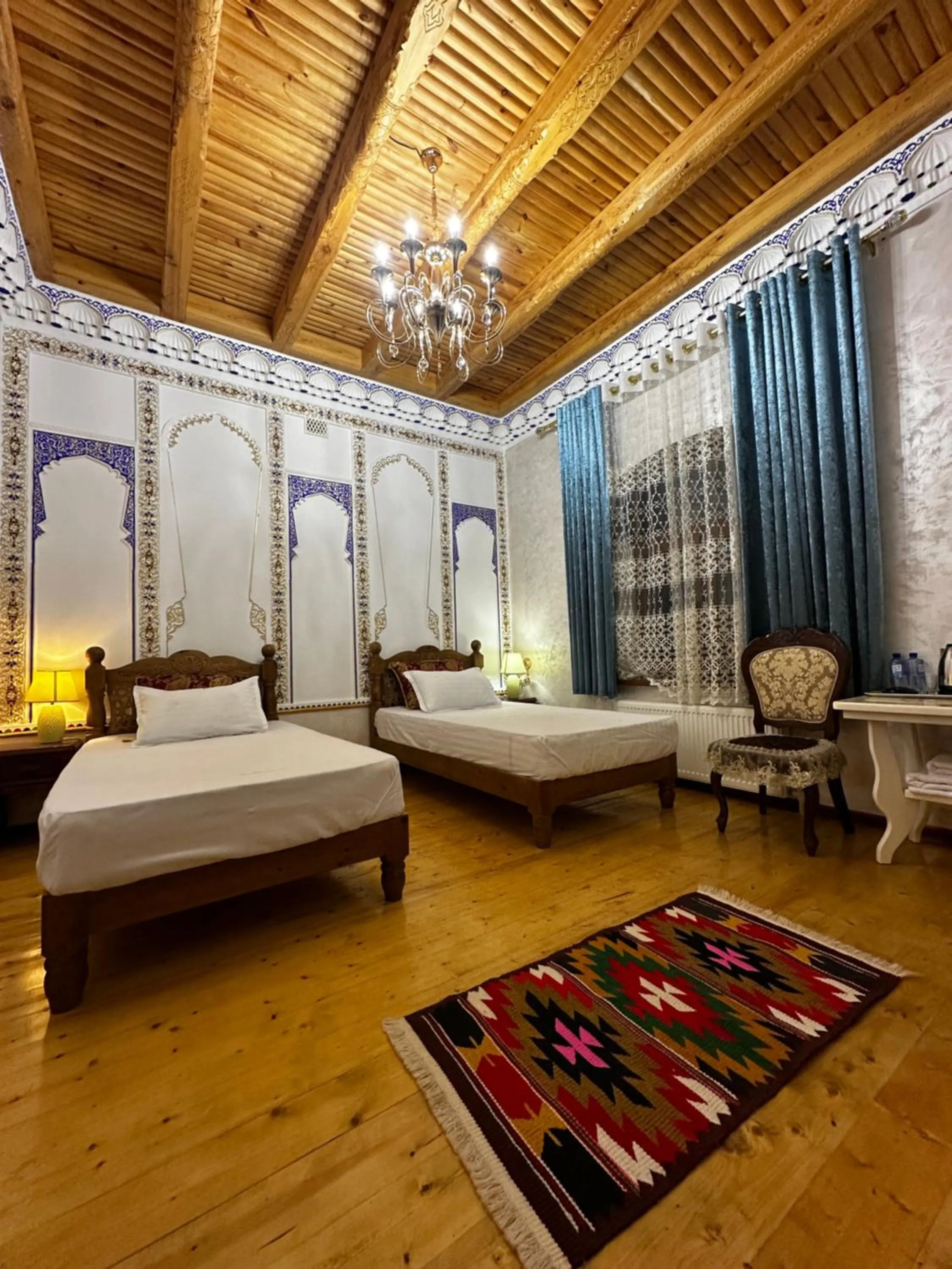 Photo of the whole room, Bed in Central Asia Hotel