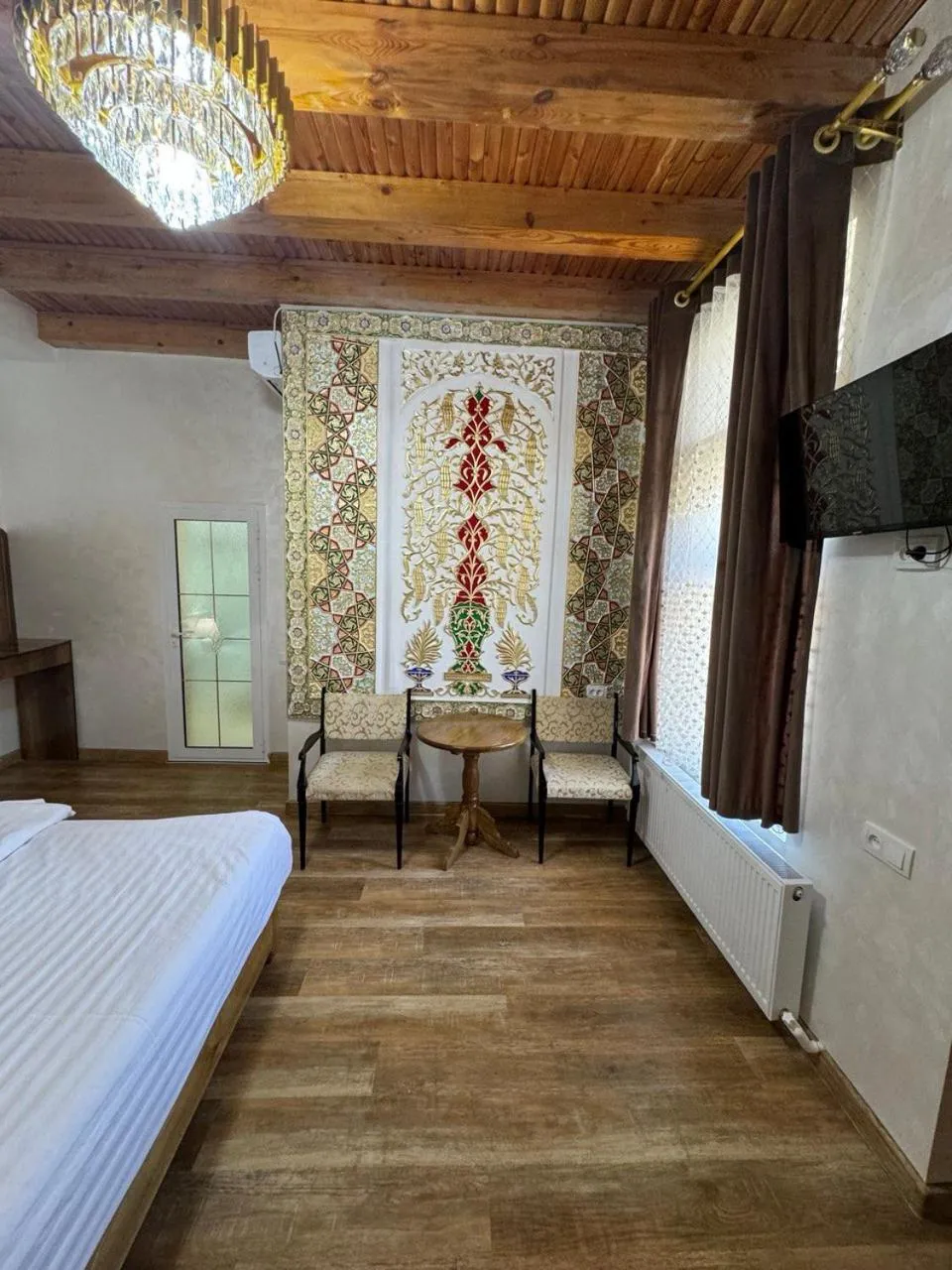 Photo of the whole room, Bed in Central Asia Hotel