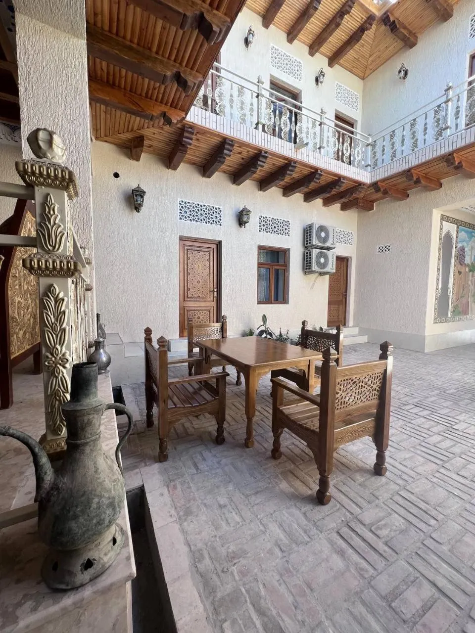Seating area in Central Asia Hotel