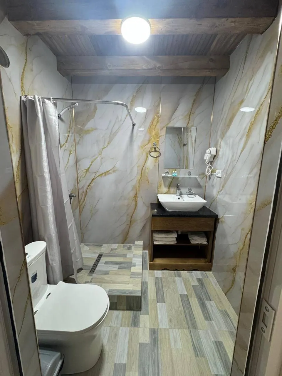 Bathroom in Central Asia Hotel