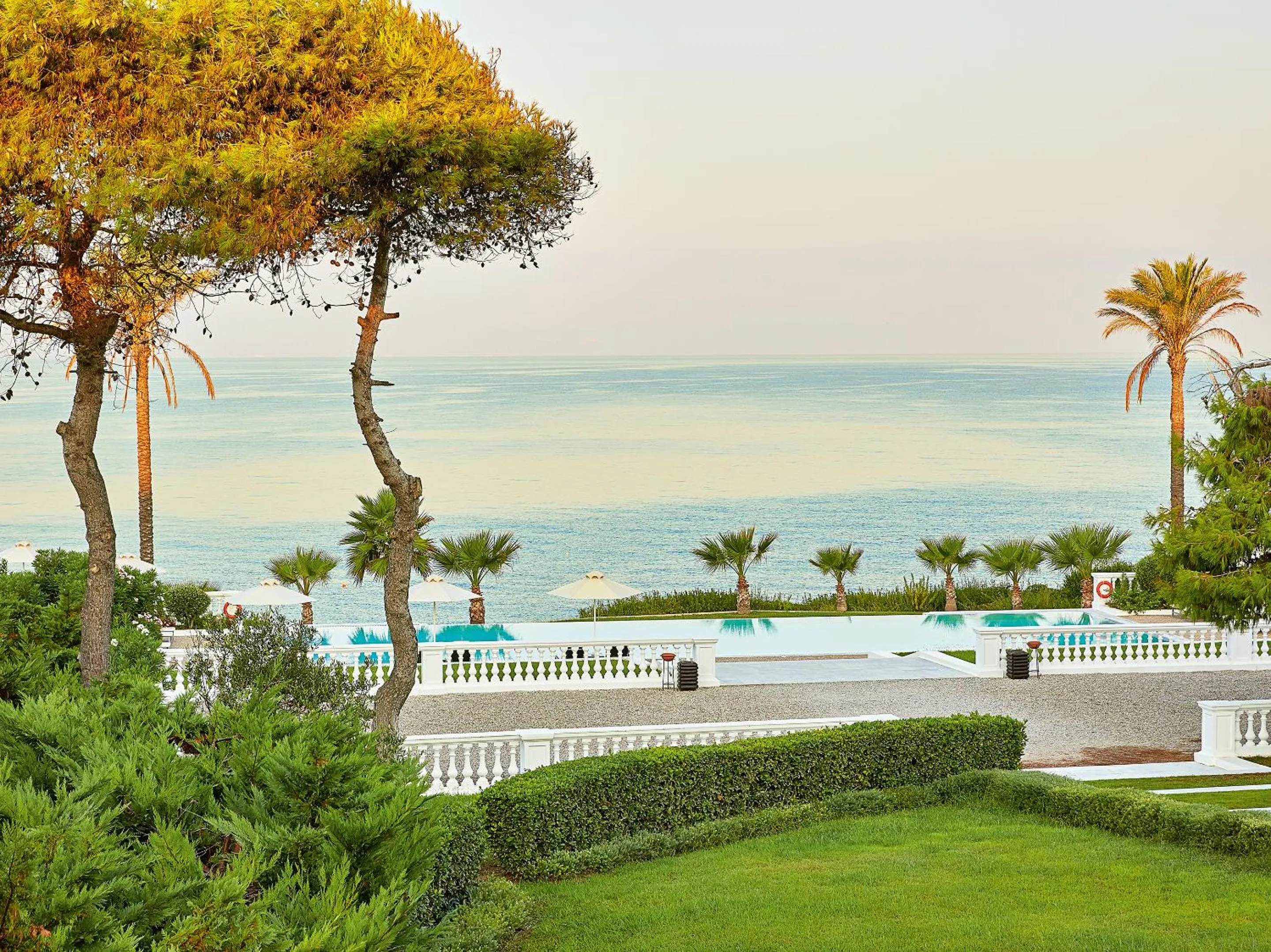 Beach in Mandola Rosa at Riviera Olympia, A Grecotel Resort to Live