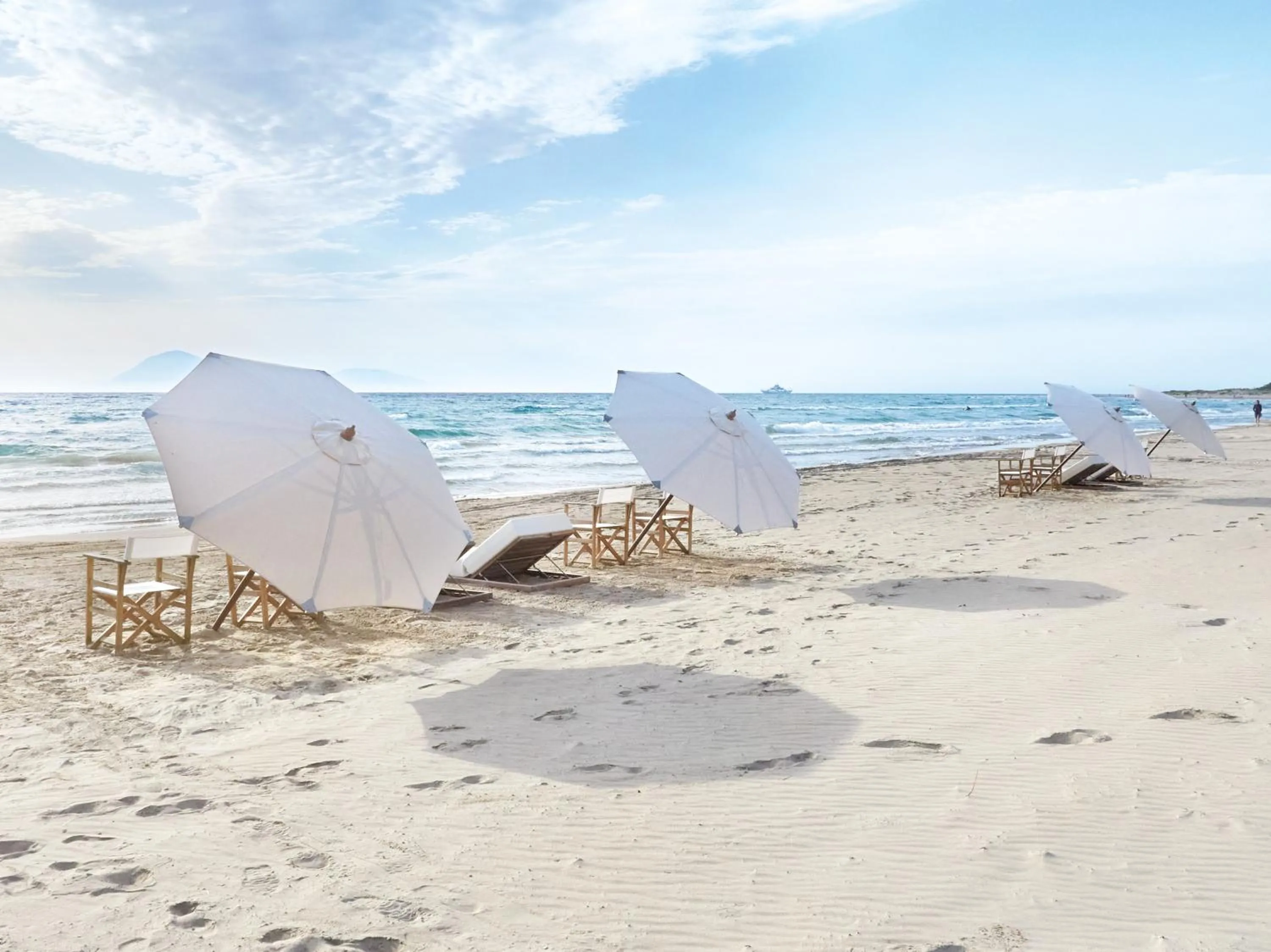 Beach in Mandola Rosa at Riviera Olympia, A Grecotel Resort to Live