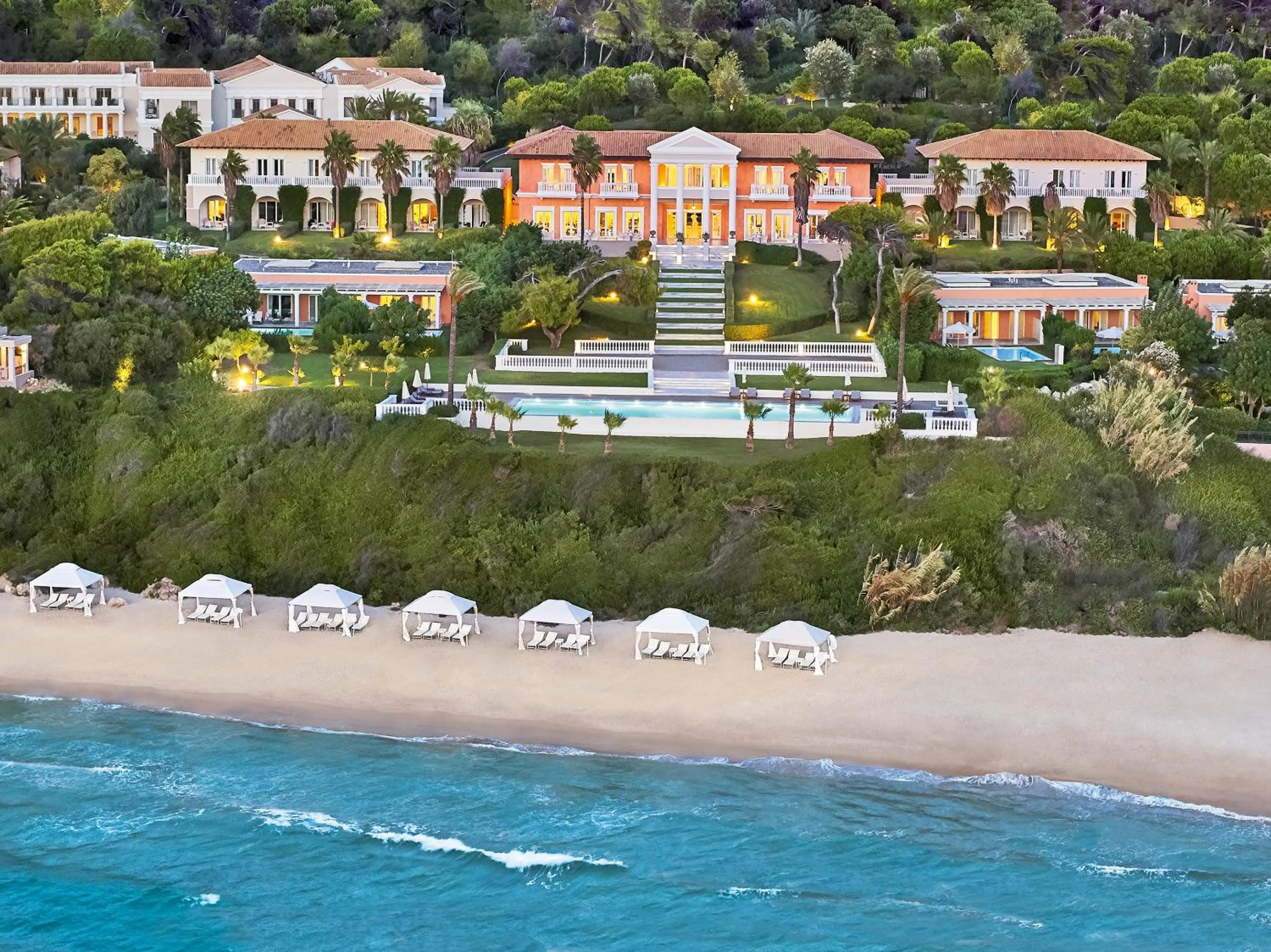 Bird's eye view in Mandola Rosa at Riviera Olympia, A Grecotel Resort to Live
