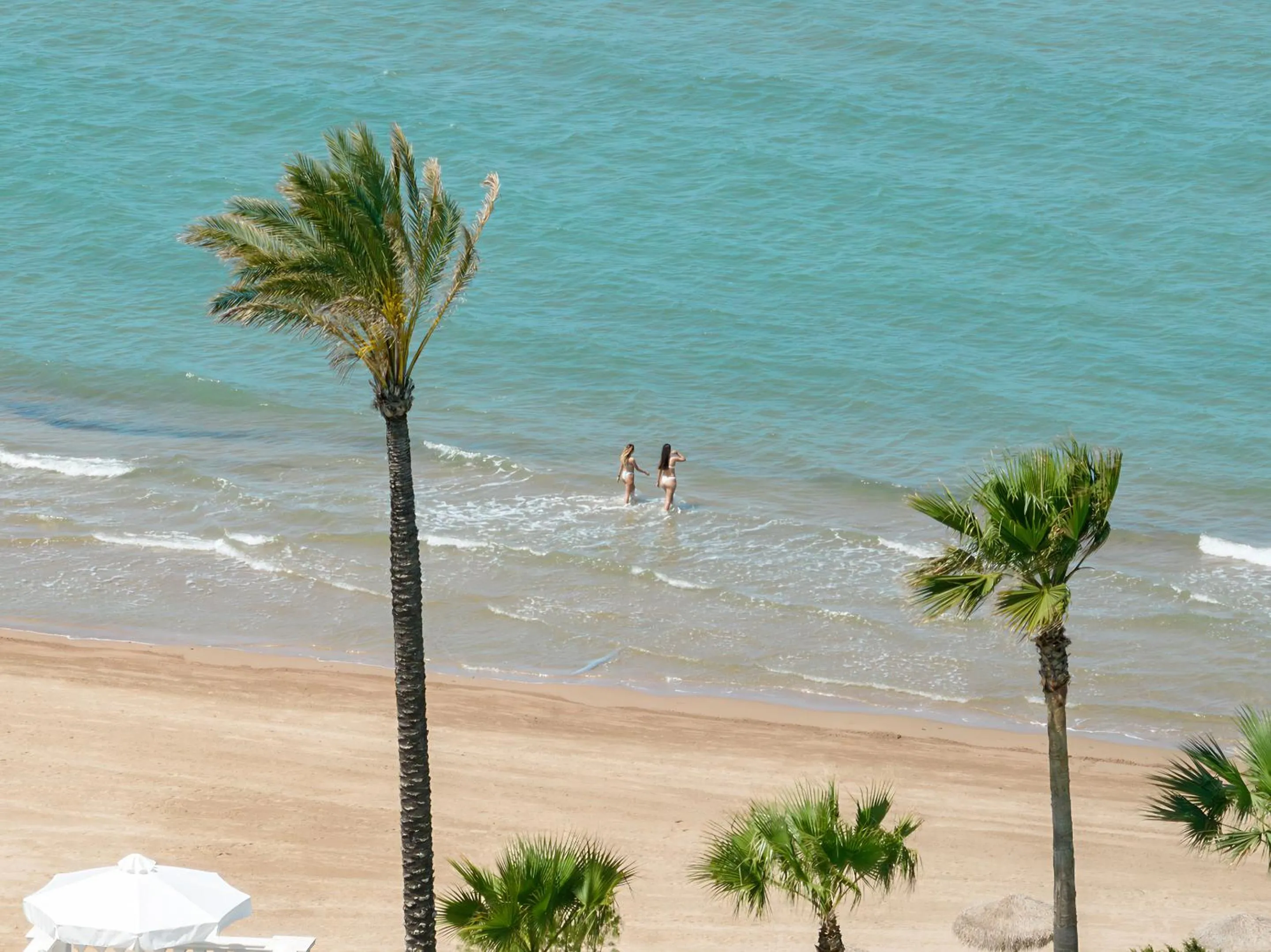 Beach in Mandola Rosa at Riviera Olympia, A Grecotel Resort to Live