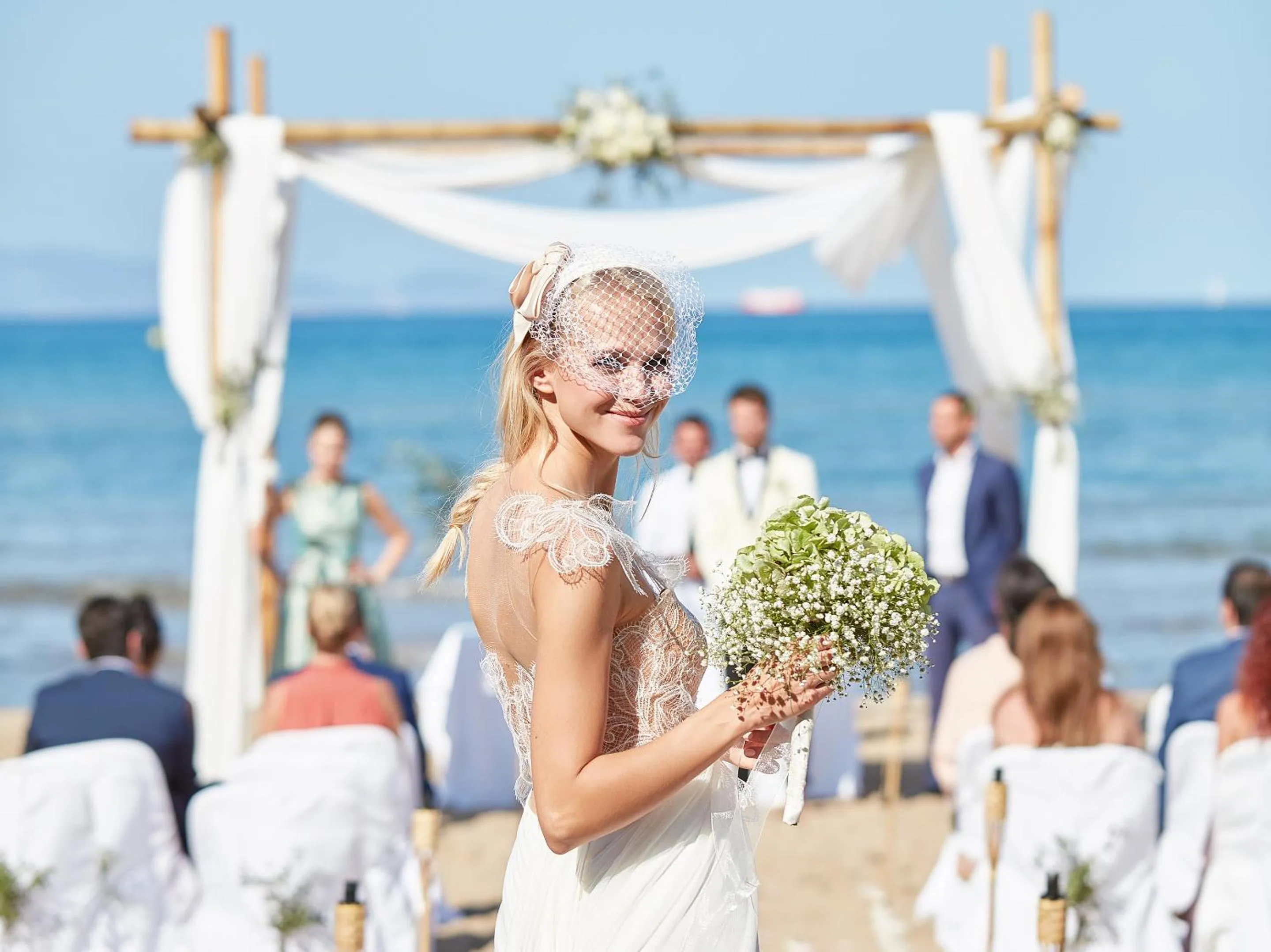 group of guests in Mandola Rosa at Riviera Olympia, A Grecotel Resort to Live