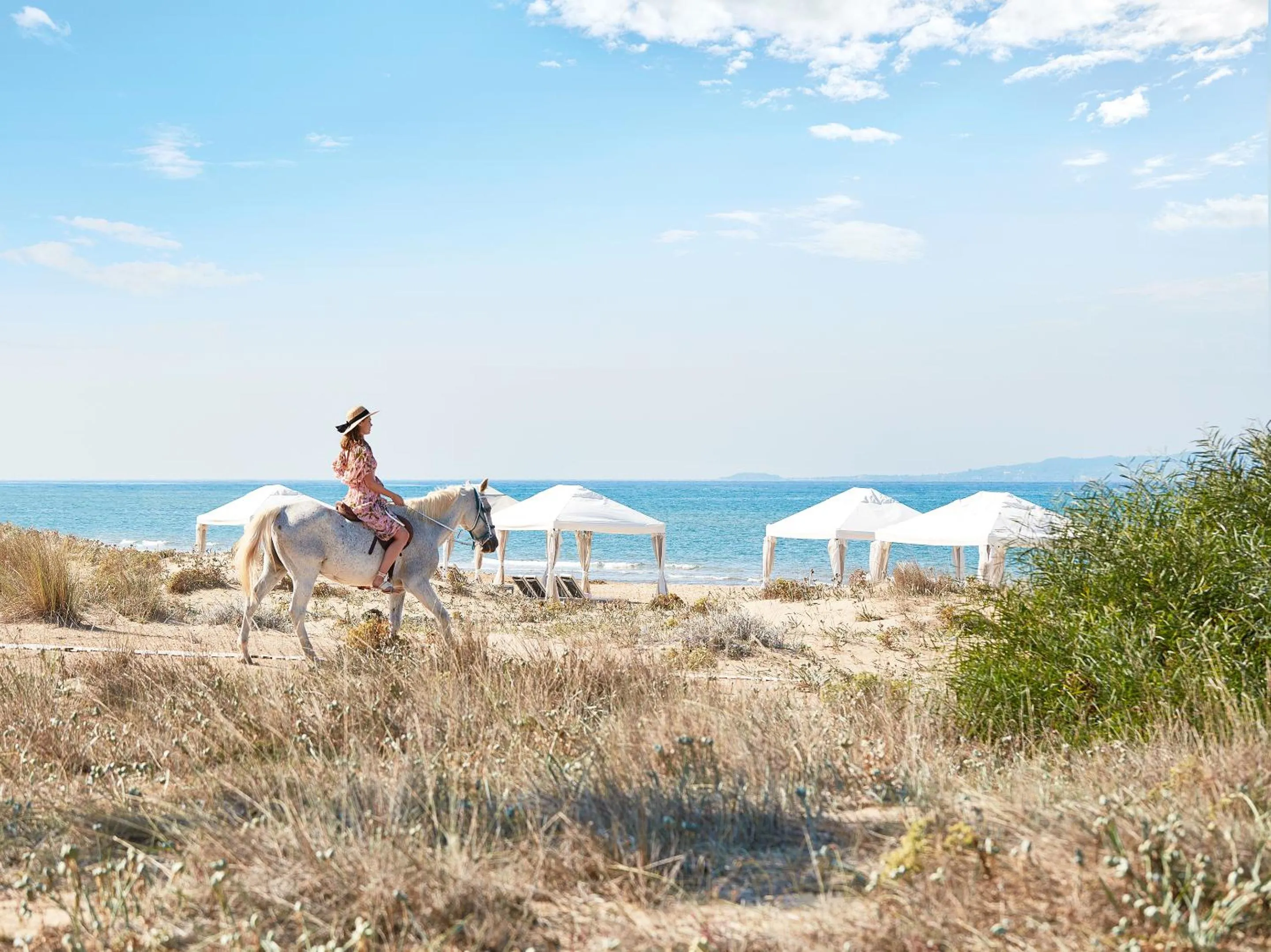 Horse-riding in Mandola Rosa at Riviera Olympia, A Grecotel Resort to Live