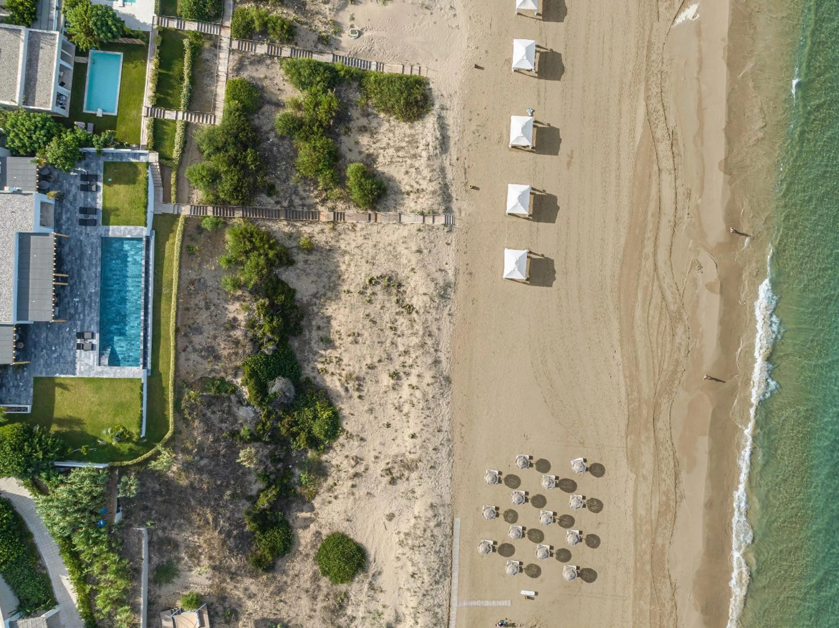 Bird's eye view in Mandola Rosa at Riviera Olympia, A Grecotel Resort to Live