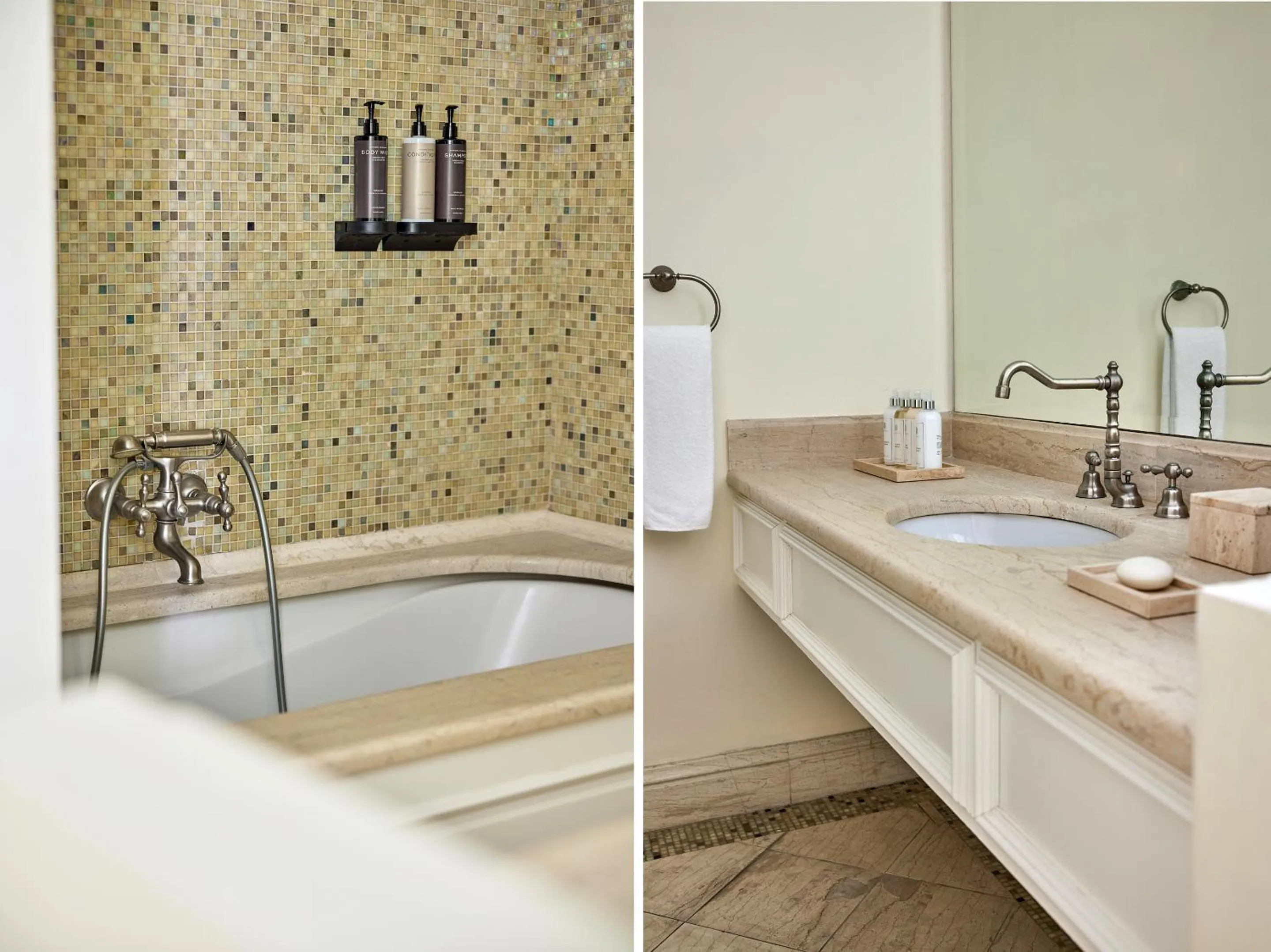 Bathroom in Mandola Rosa at Riviera Olympia, A Grecotel Resort to Live