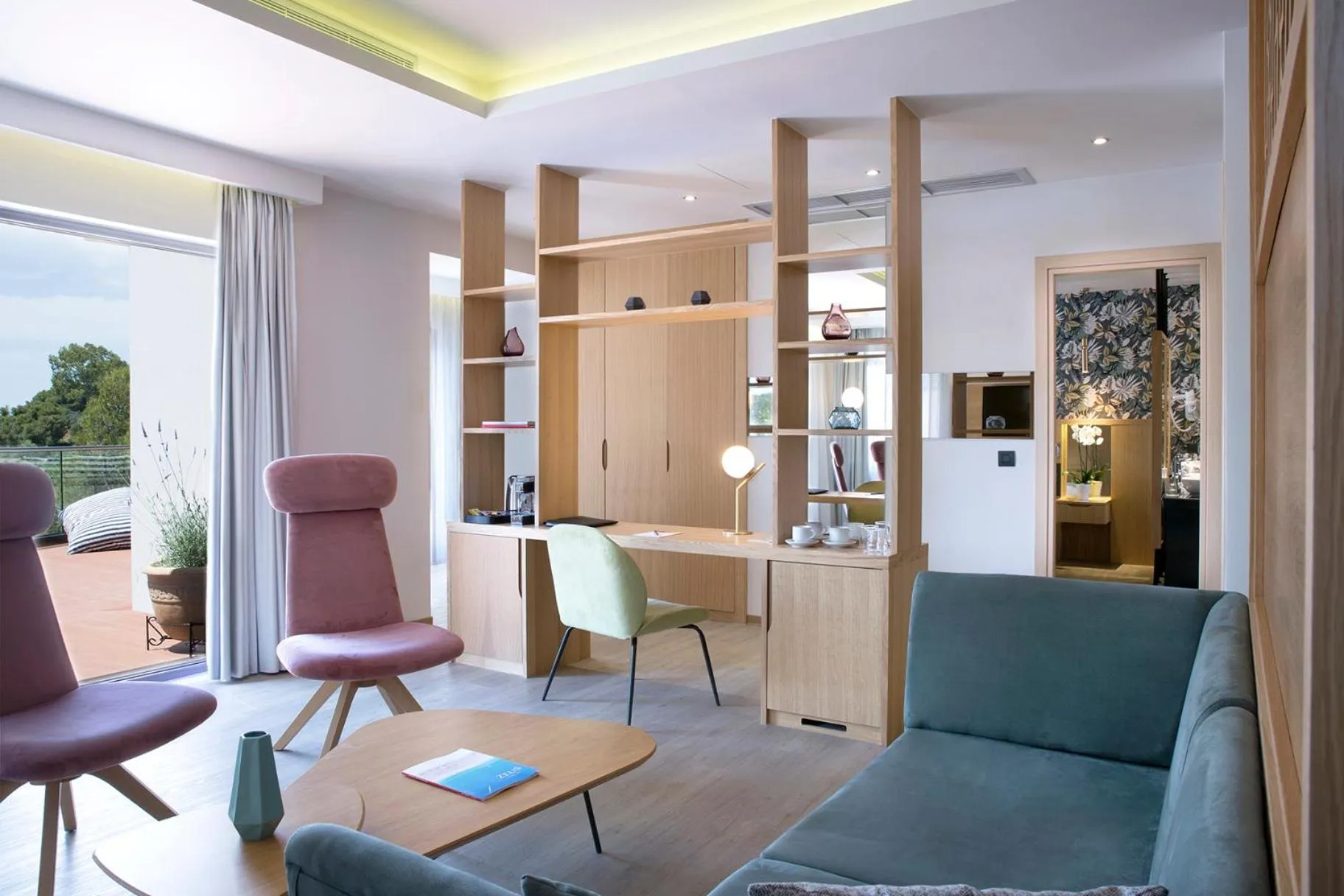 Living room in Zeus Dolce by Wyndham Athens