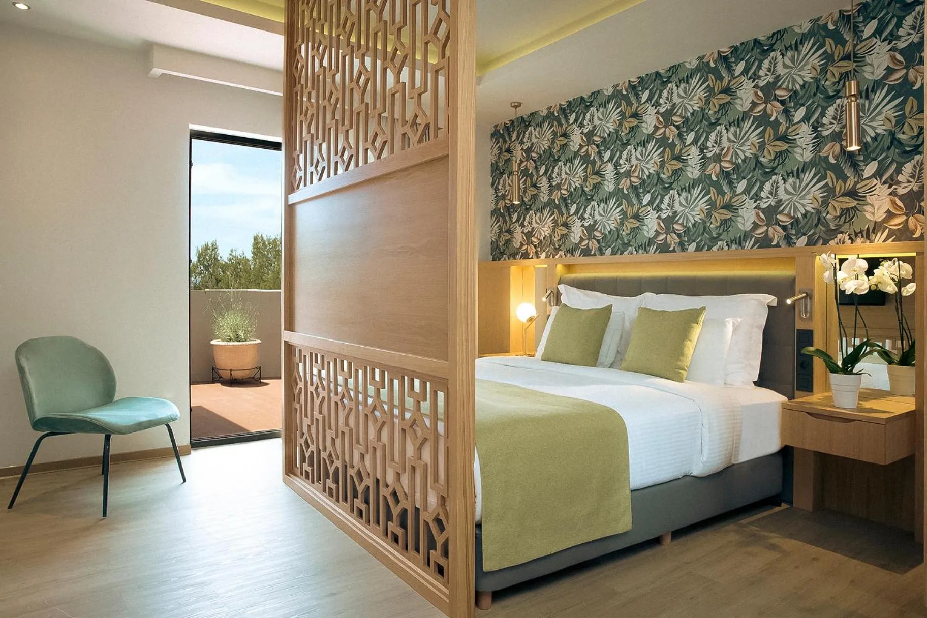 Bed in Zeus Dolce by Wyndham Athens