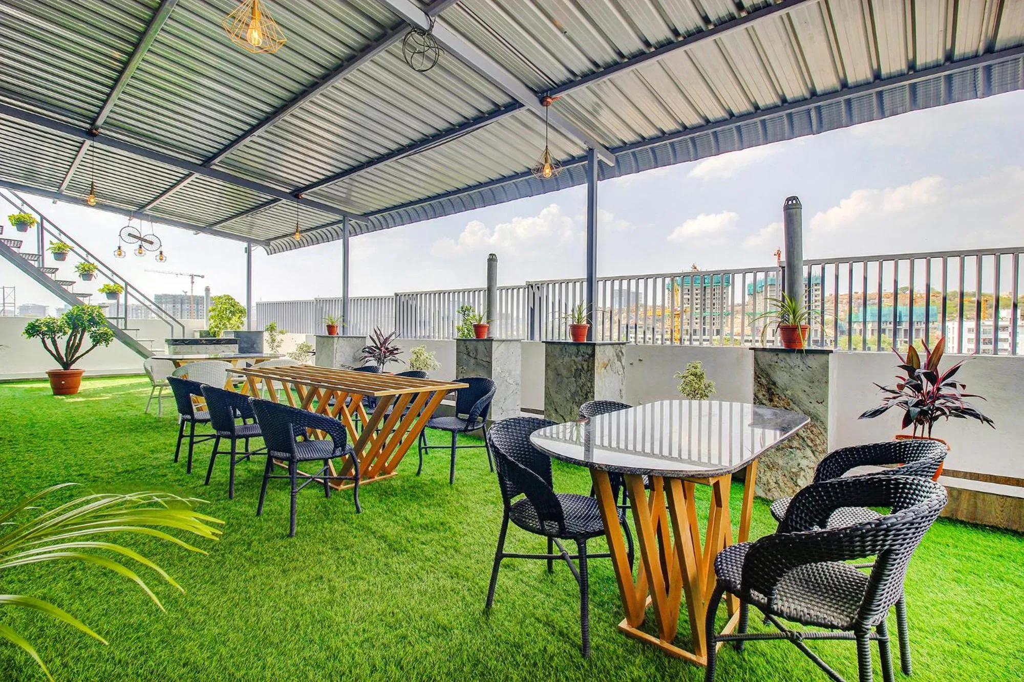 Restaurant/places to eat in FabHotel W Grand Suites